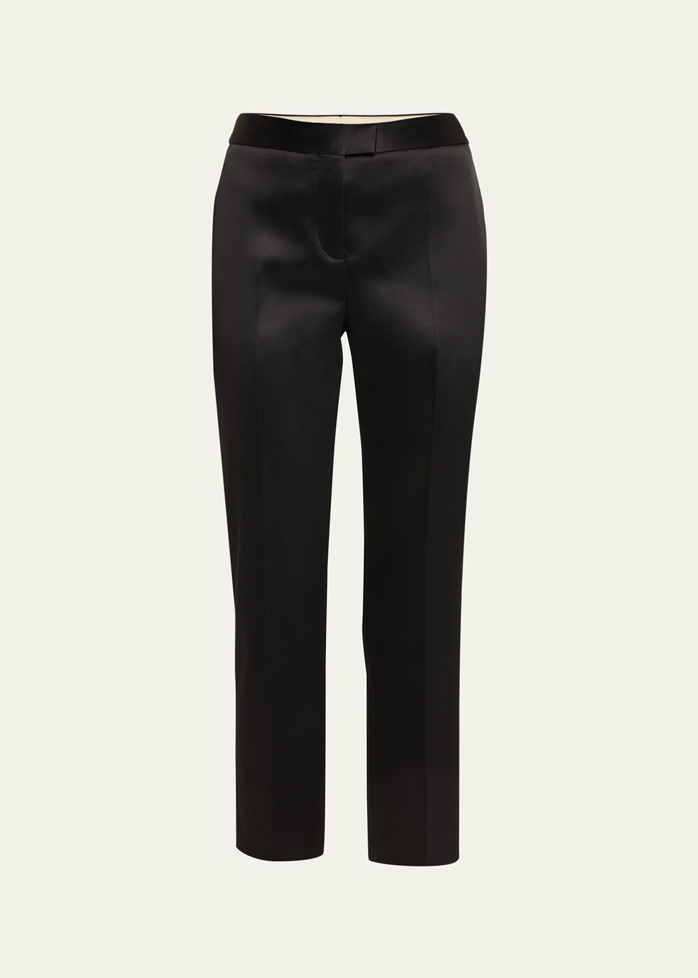 Altuzarra Todd Pleated Satin Pants Image 1 of 5