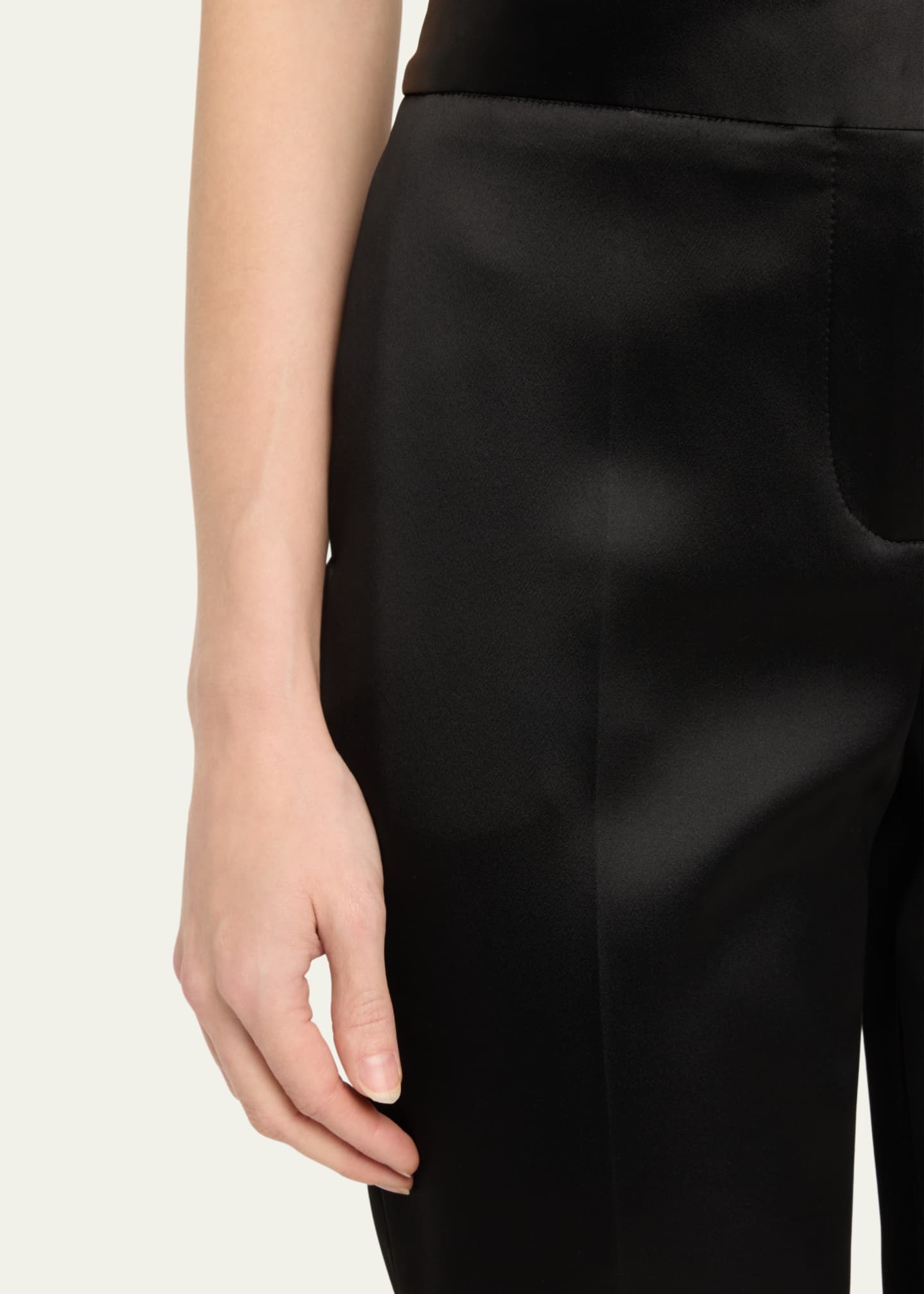 Altuzarra Todd Pleated Satin Pants Image 5 of 5