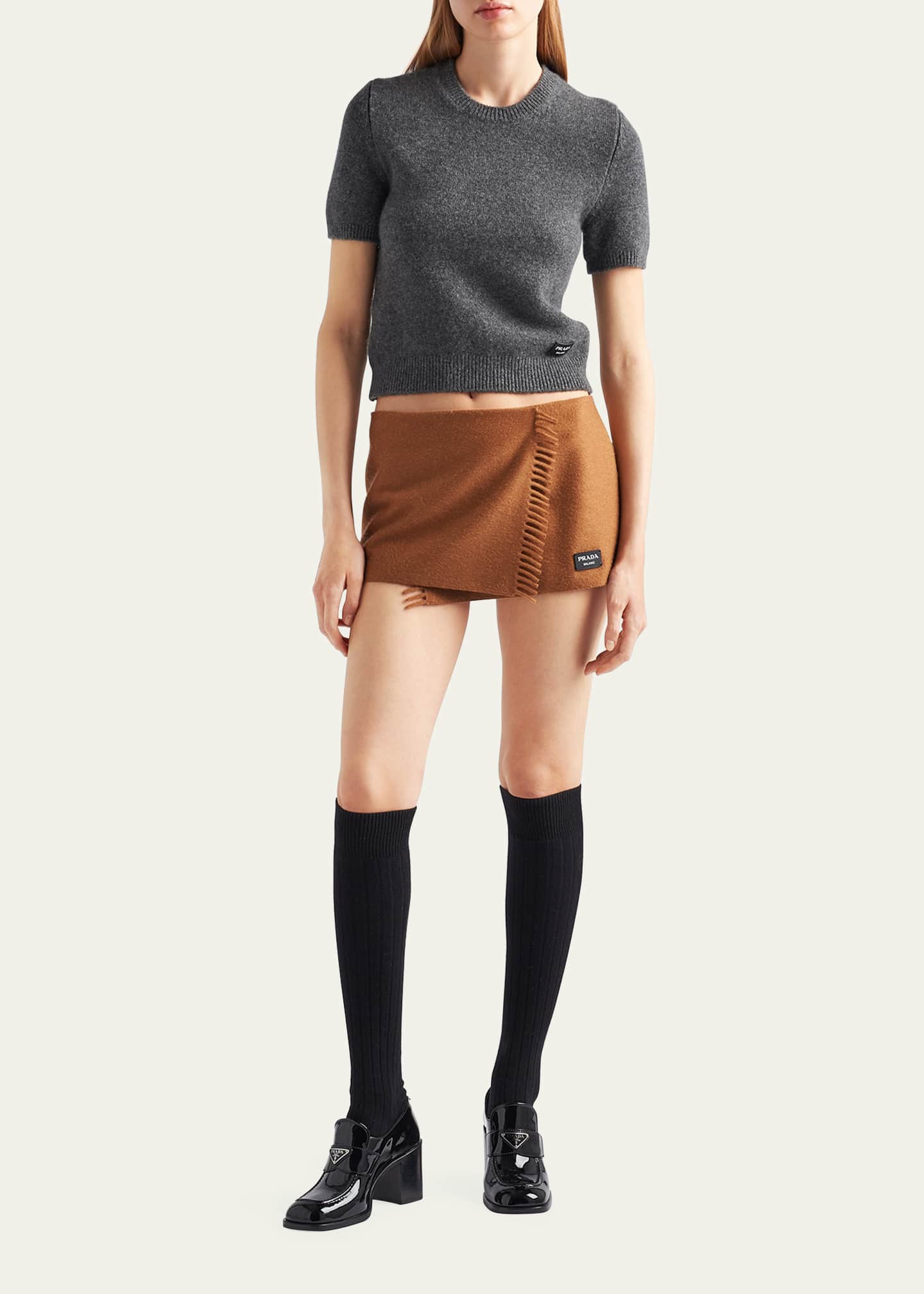Prada Slim Cashmere Sweater Image 2 of 4