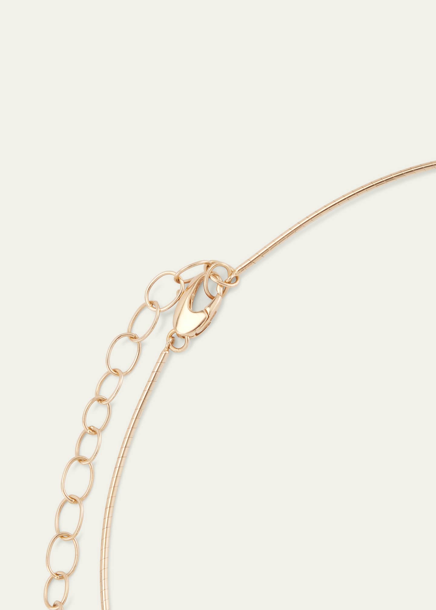 Mattia Cielo 18K Yellow Gold and Diamond Collar Necklace Image 4 of 4