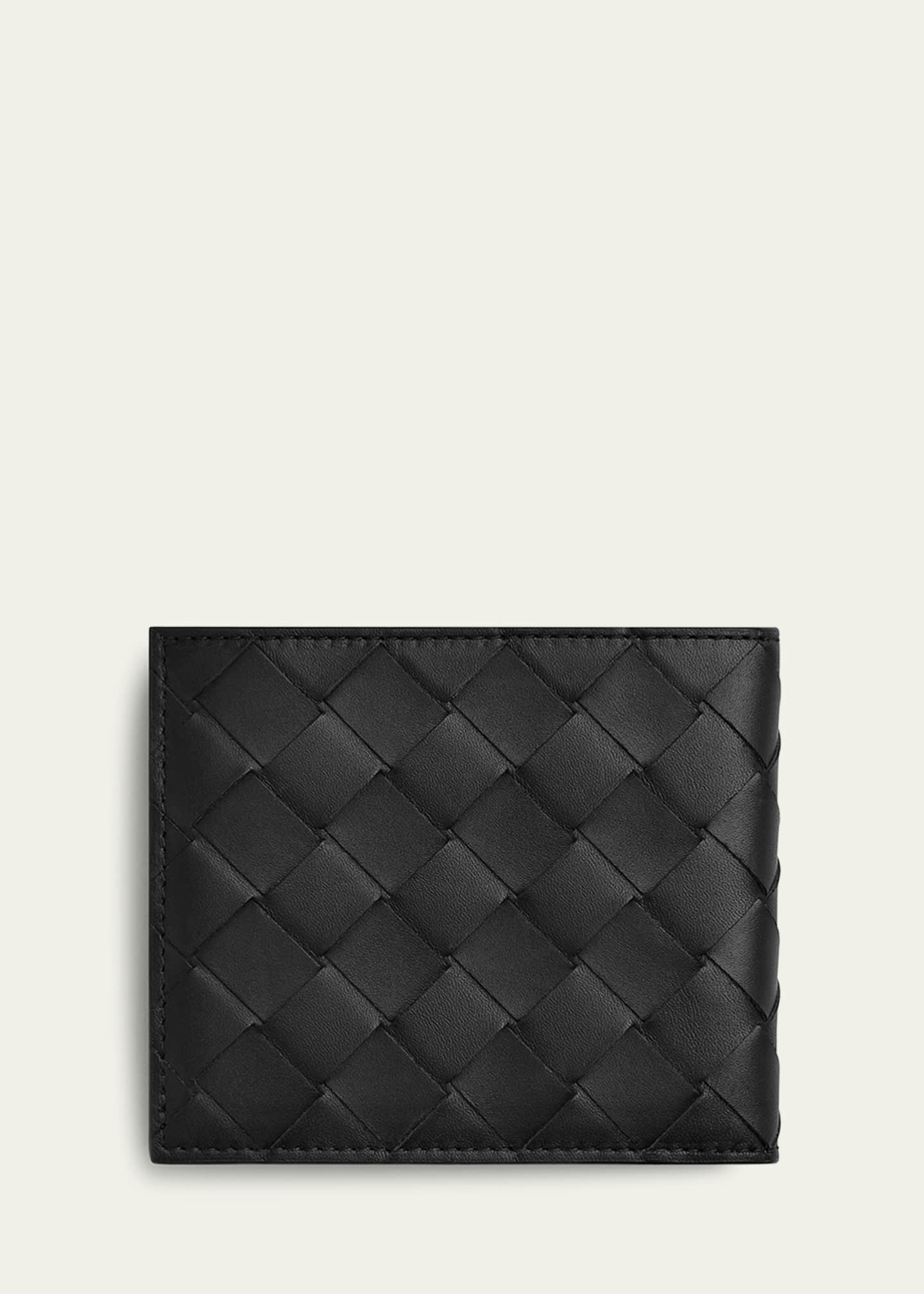 Bottega Veneta Men's Intrecciato 15 Bicolor Leather Bifold Wallet Image 4 of 4