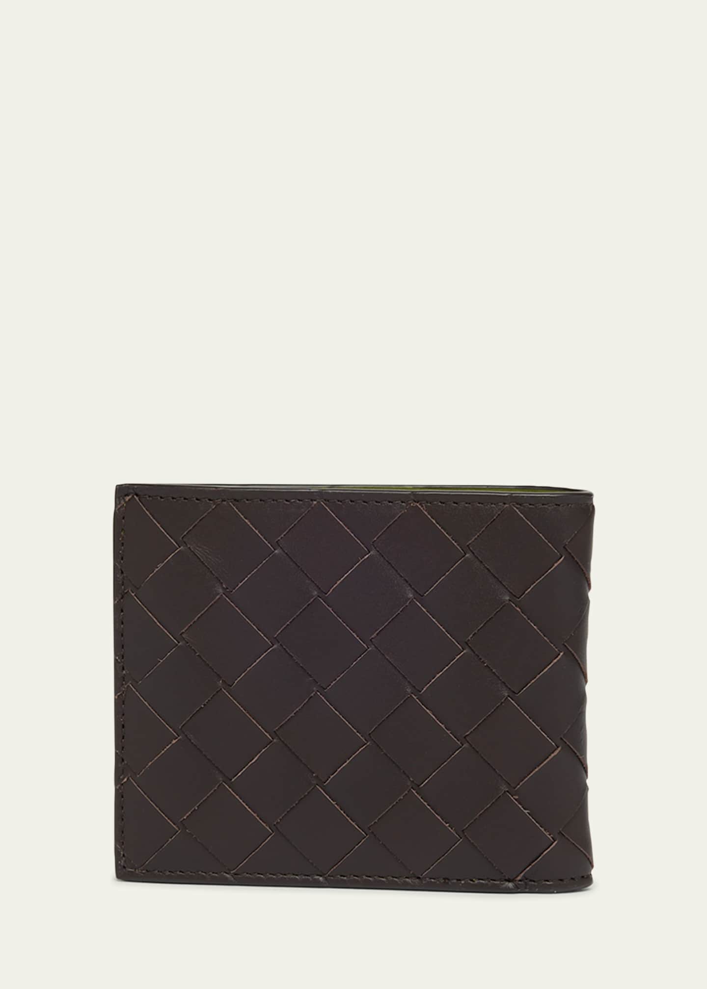 Bottega Veneta Men's Intrecciato 15 Bicolor Leather Bifold Wallet Image 4 of 4