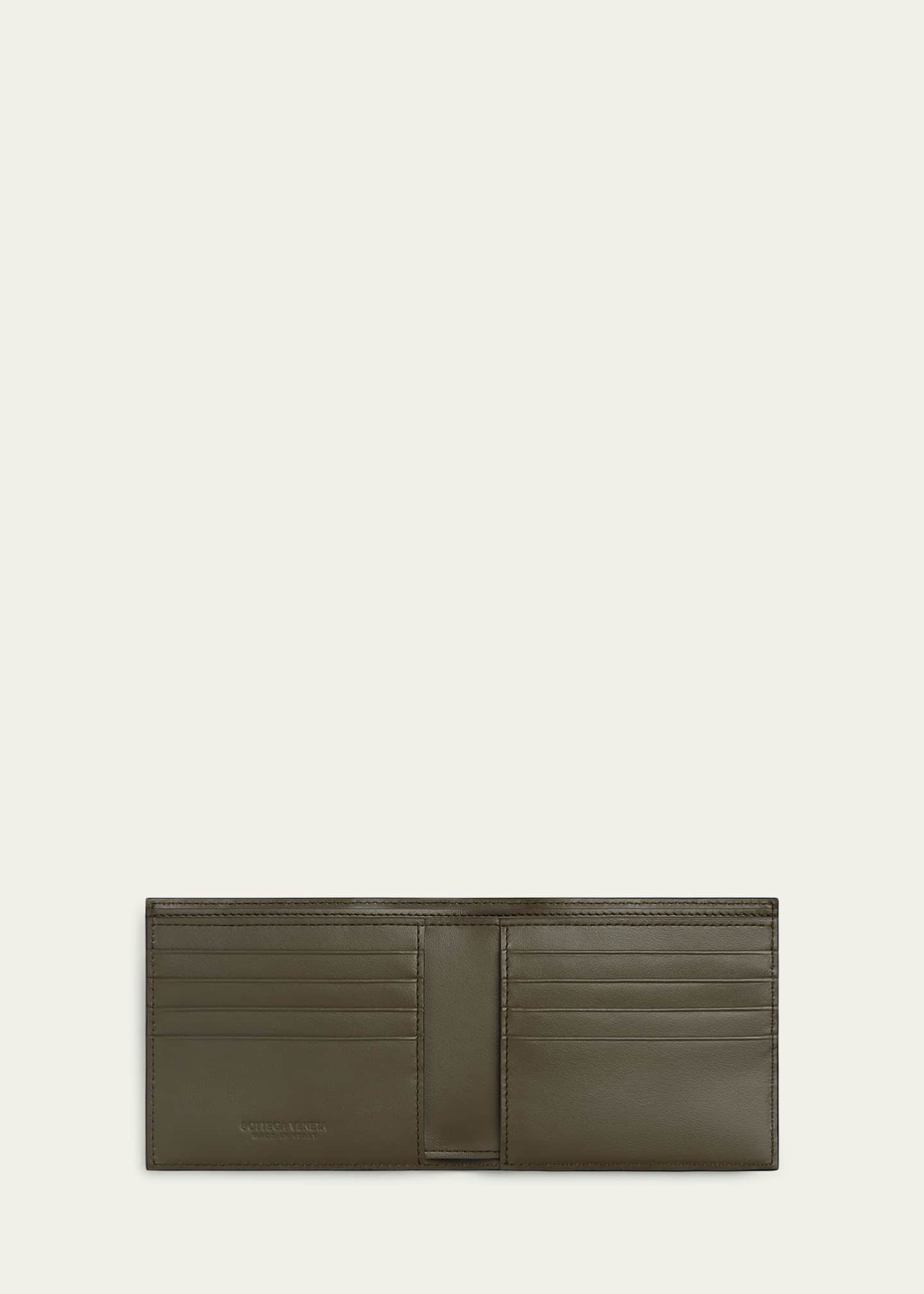BOTTEGA VENETA 財布 Bottega Veneta Men's Intrecciato 15 Bicolor Leather Bifold Wallet