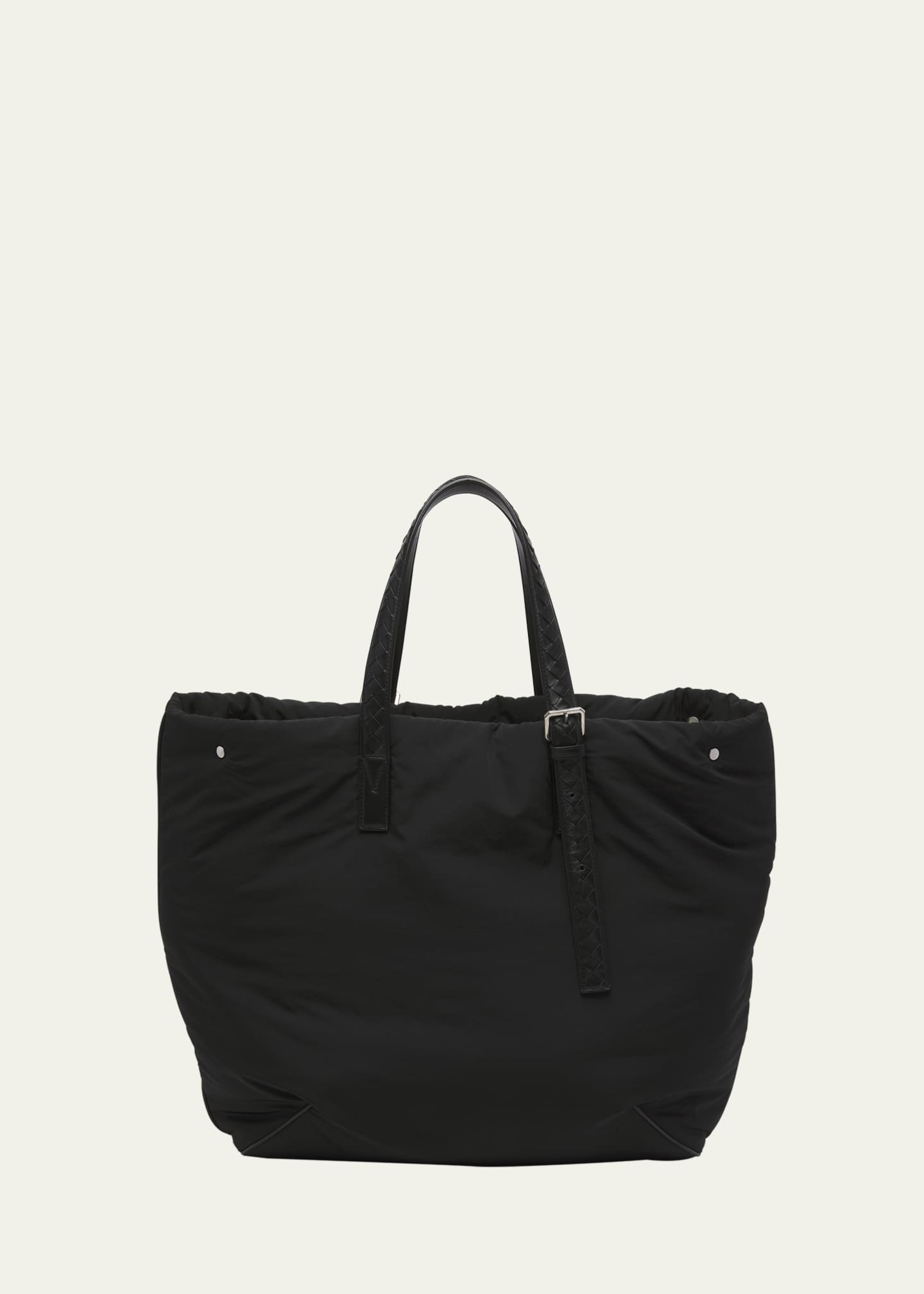 Arco Large padded tote bag in black - Bottega Veneta