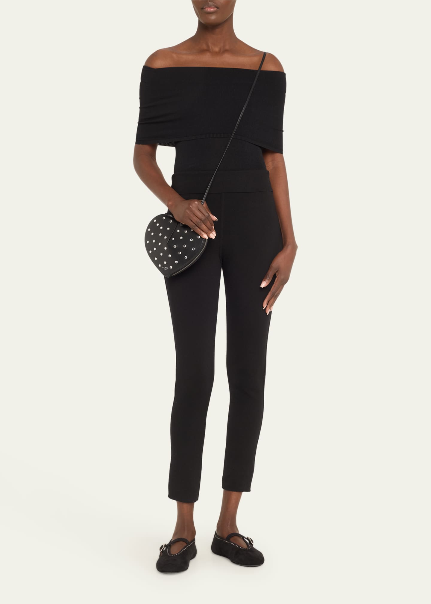 【関税&送料込】Alaia Le Coeur Shoulder Bag In Lux Leather ALAÏA Le Coeur leather shoulder bag | NET-A-PORTER