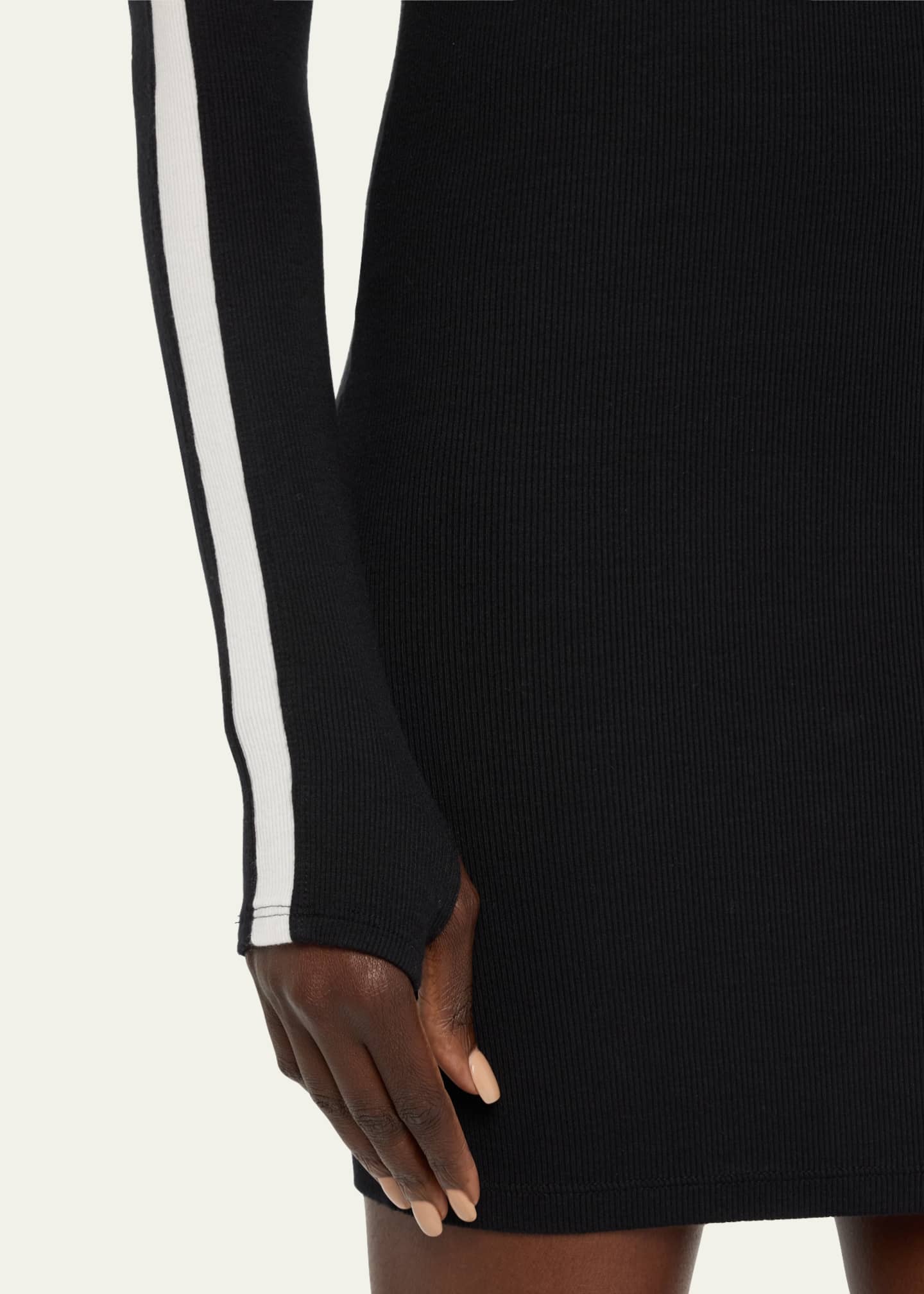 Splits59 Jackson Rib Turtleneck Dress Bergdorf Goodman