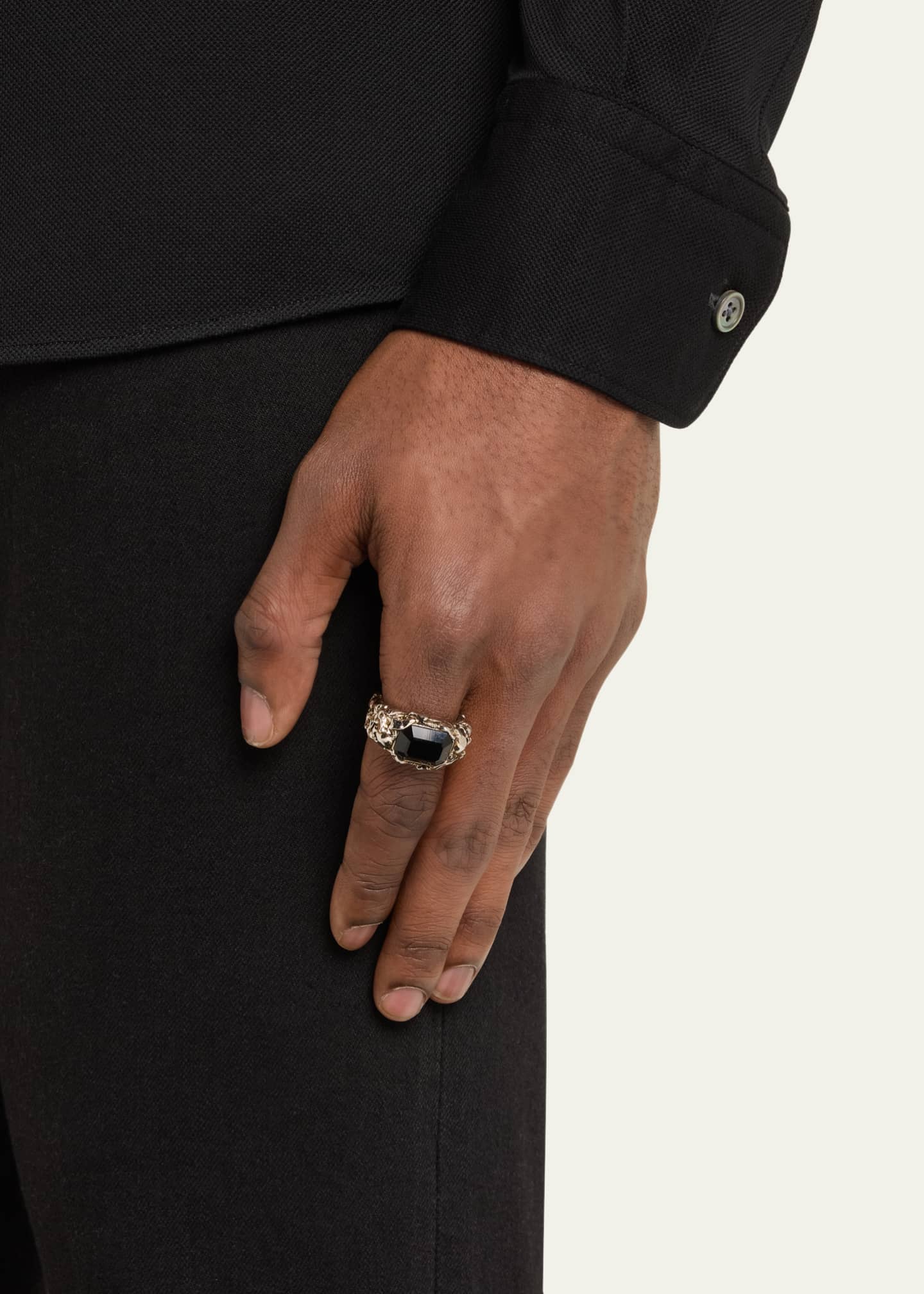 Alexander mcqueen skeleton ring shop