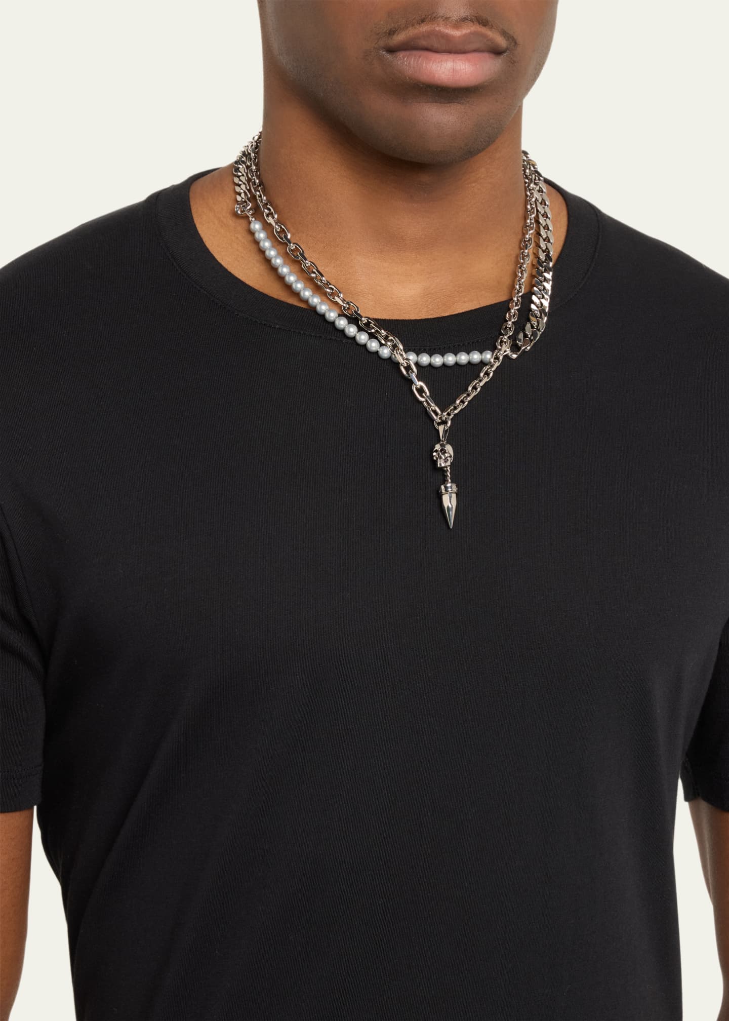 Alexander mcqueen mens sale necklace