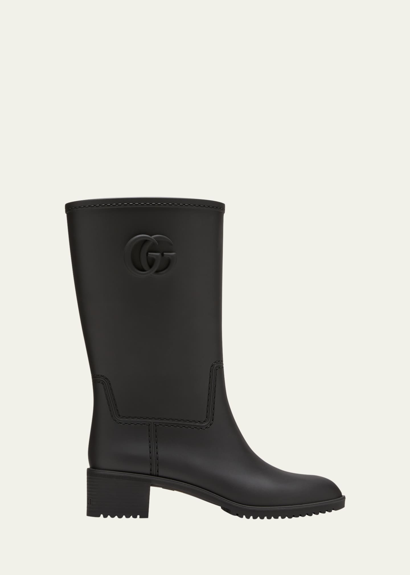 Black gucci online rain boots