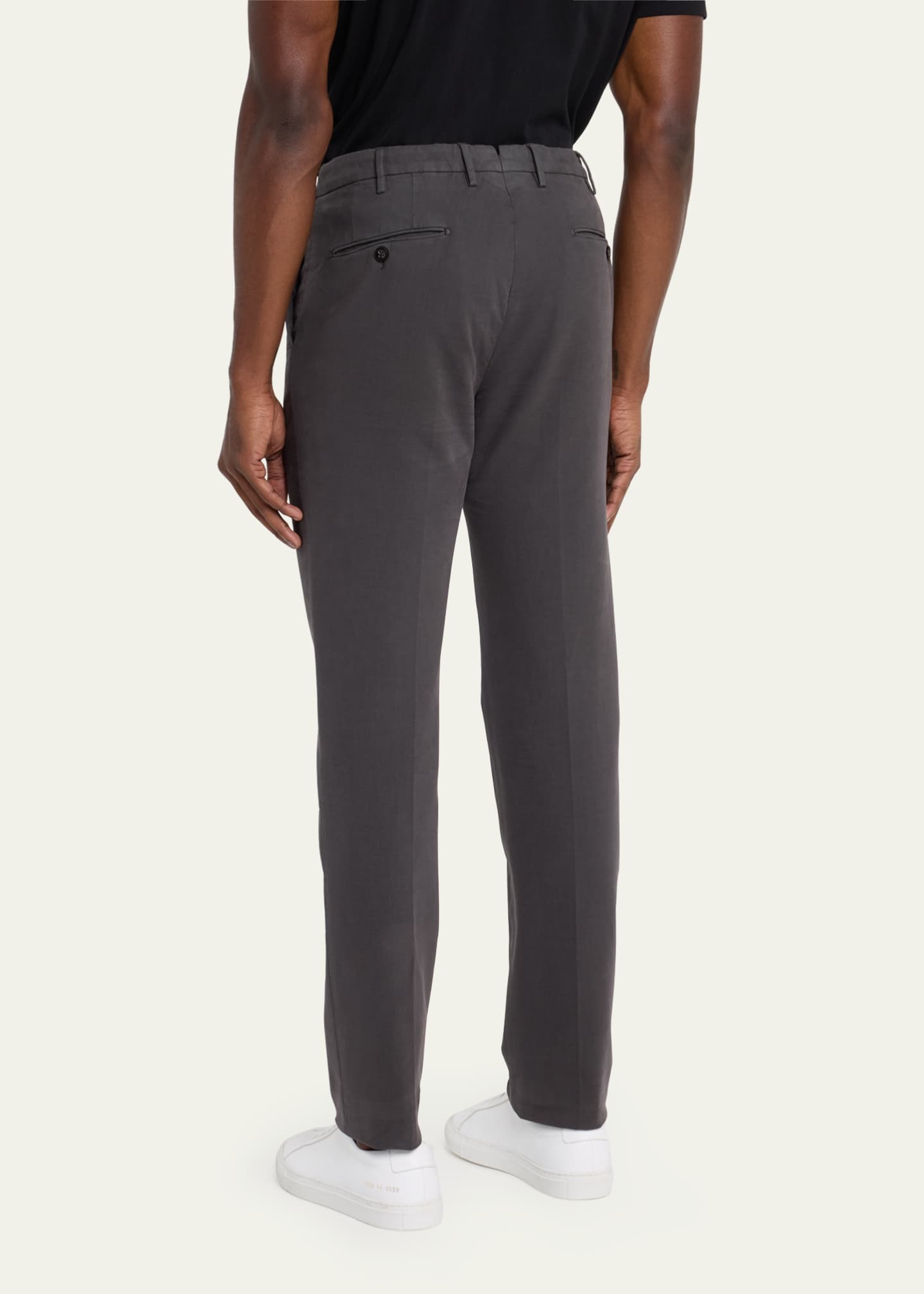 Incotex Men's High Cotton Doeskin Pants Image 3 of 5