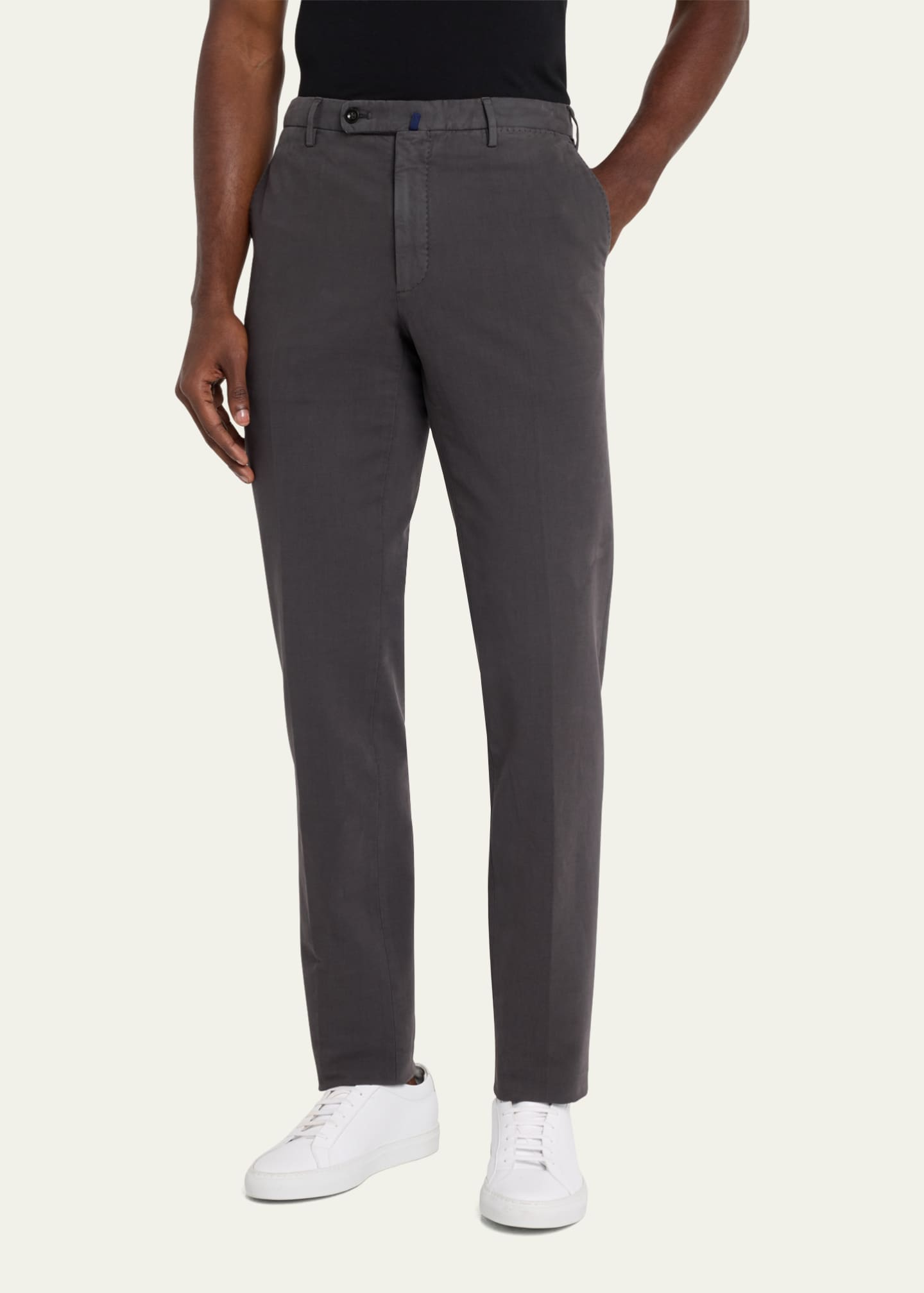 Incotex Men's High Cotton Doeskin Pants Image 4 of 5