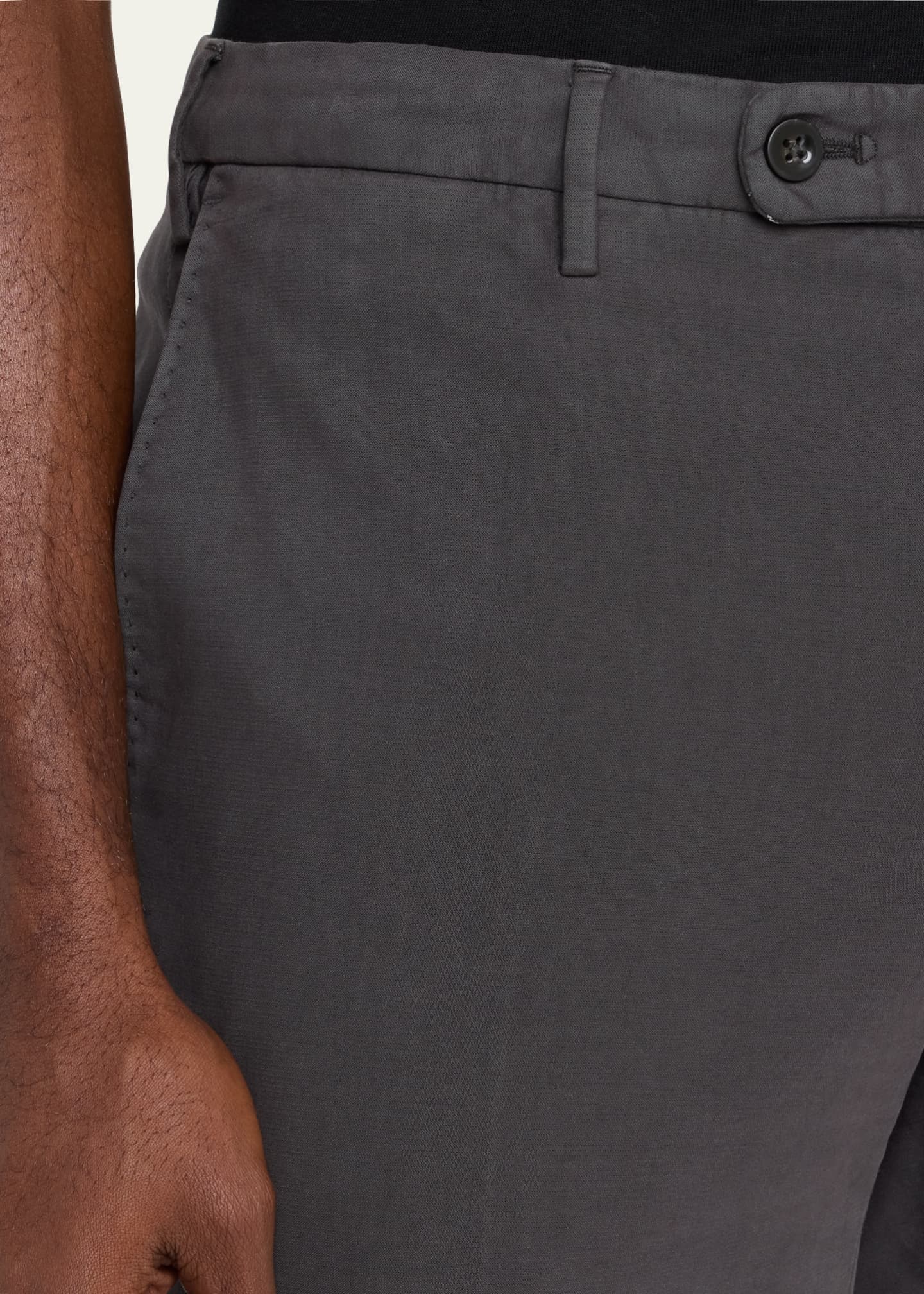 Incotex Men's High Cotton Doeskin Pants Image 5 of 5