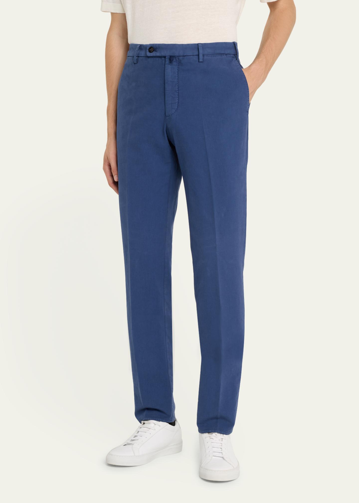 Incotex Men's High Cotton Doeskin Pants - Bergdorf Goodman