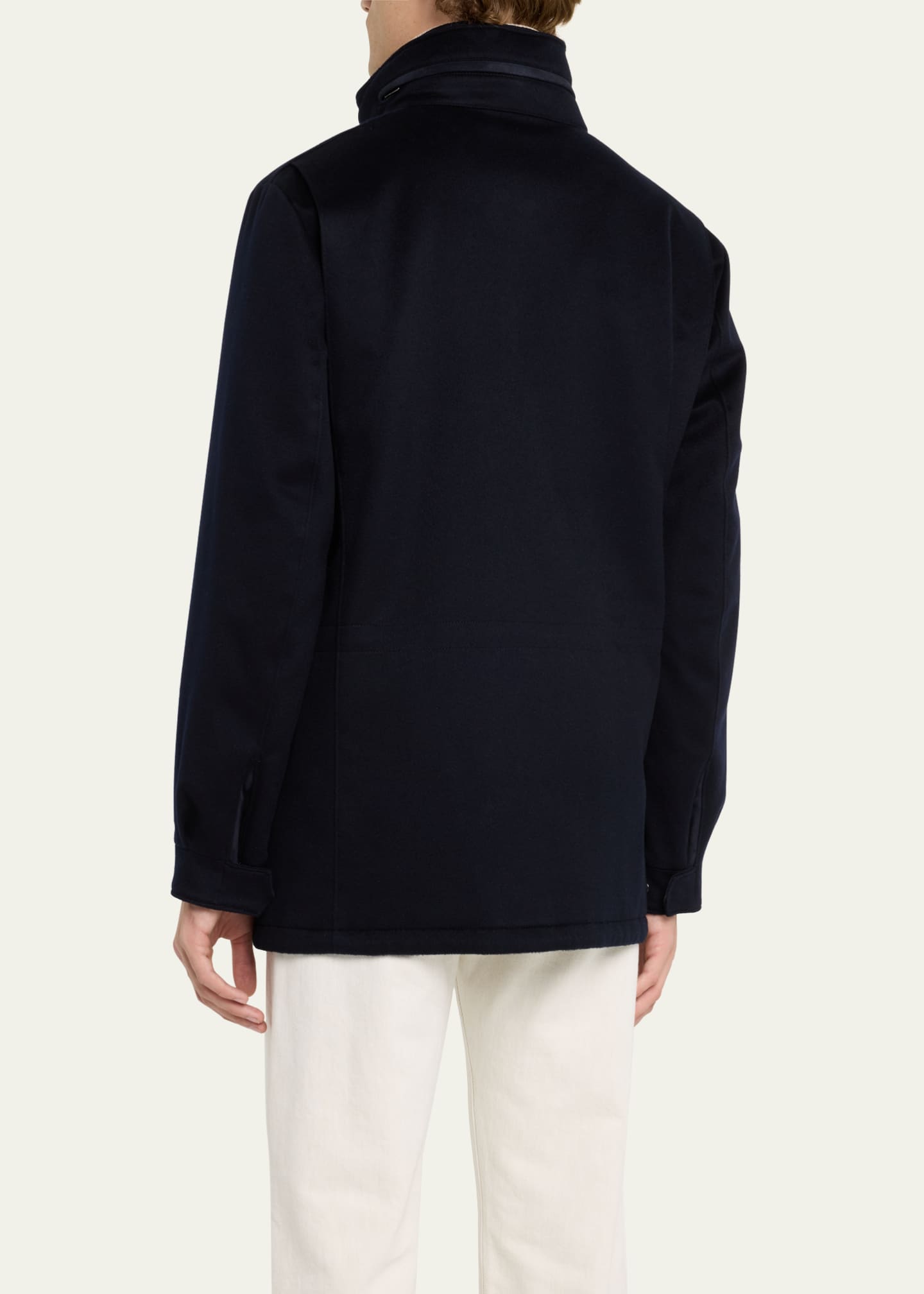 Loro Piana Men's Cashmere Storm System Traveller Jacket Image 3 of 5