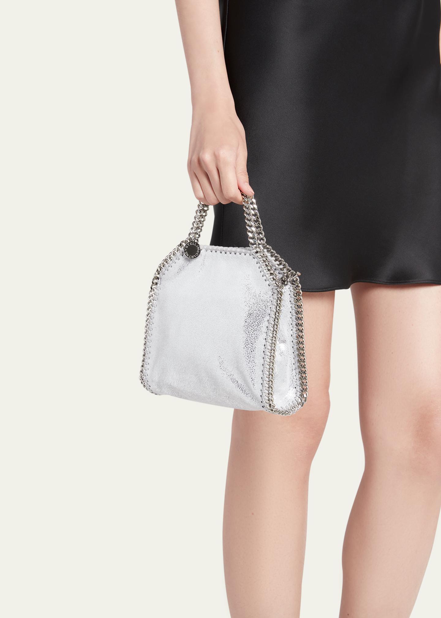 Stella McCartney Tiny Dotted Chamois Metallic Tote Bag - Bergdorf 