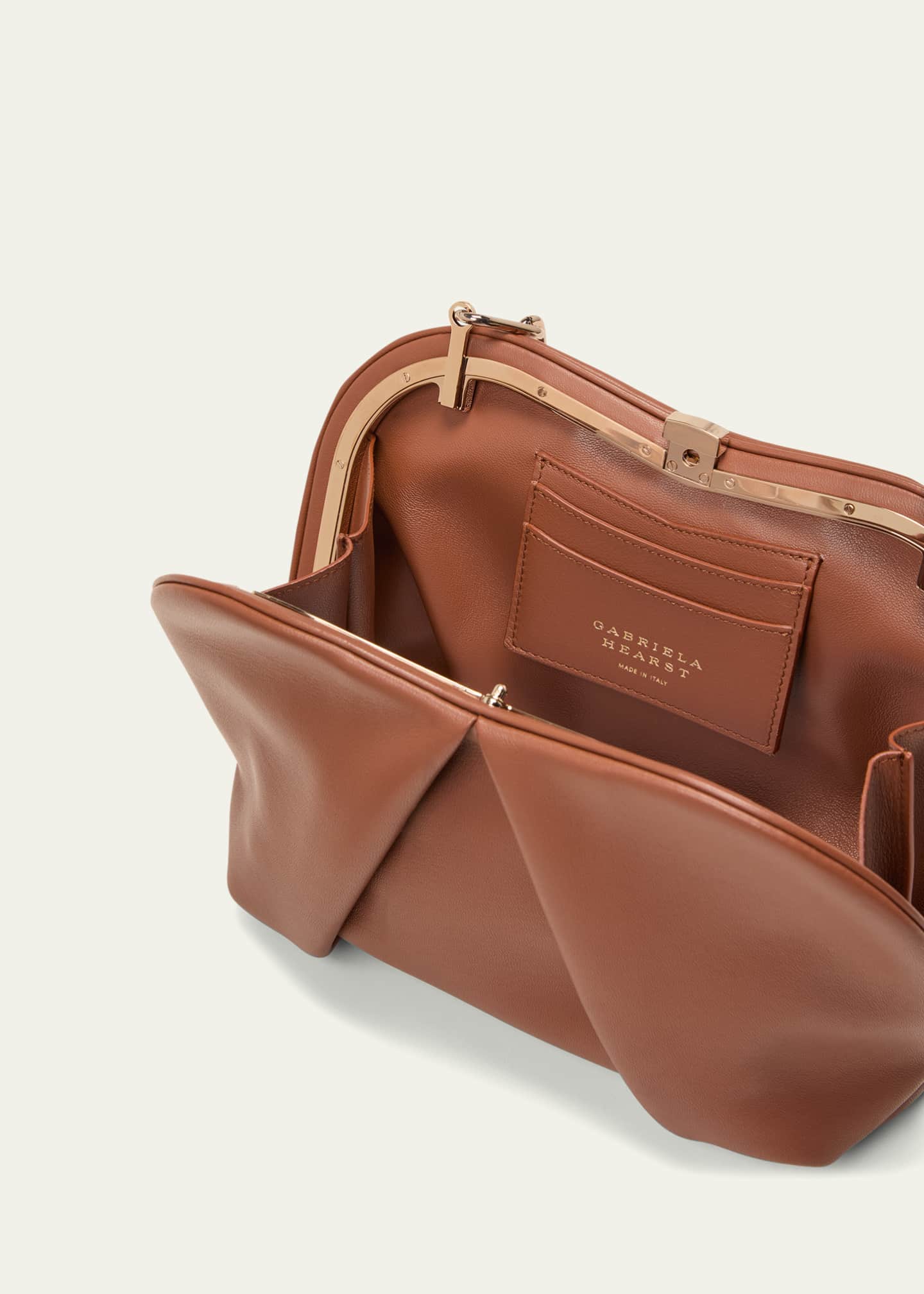 Gabriela Hearst Taylor Leather Clutch Bag Image 4 of 5