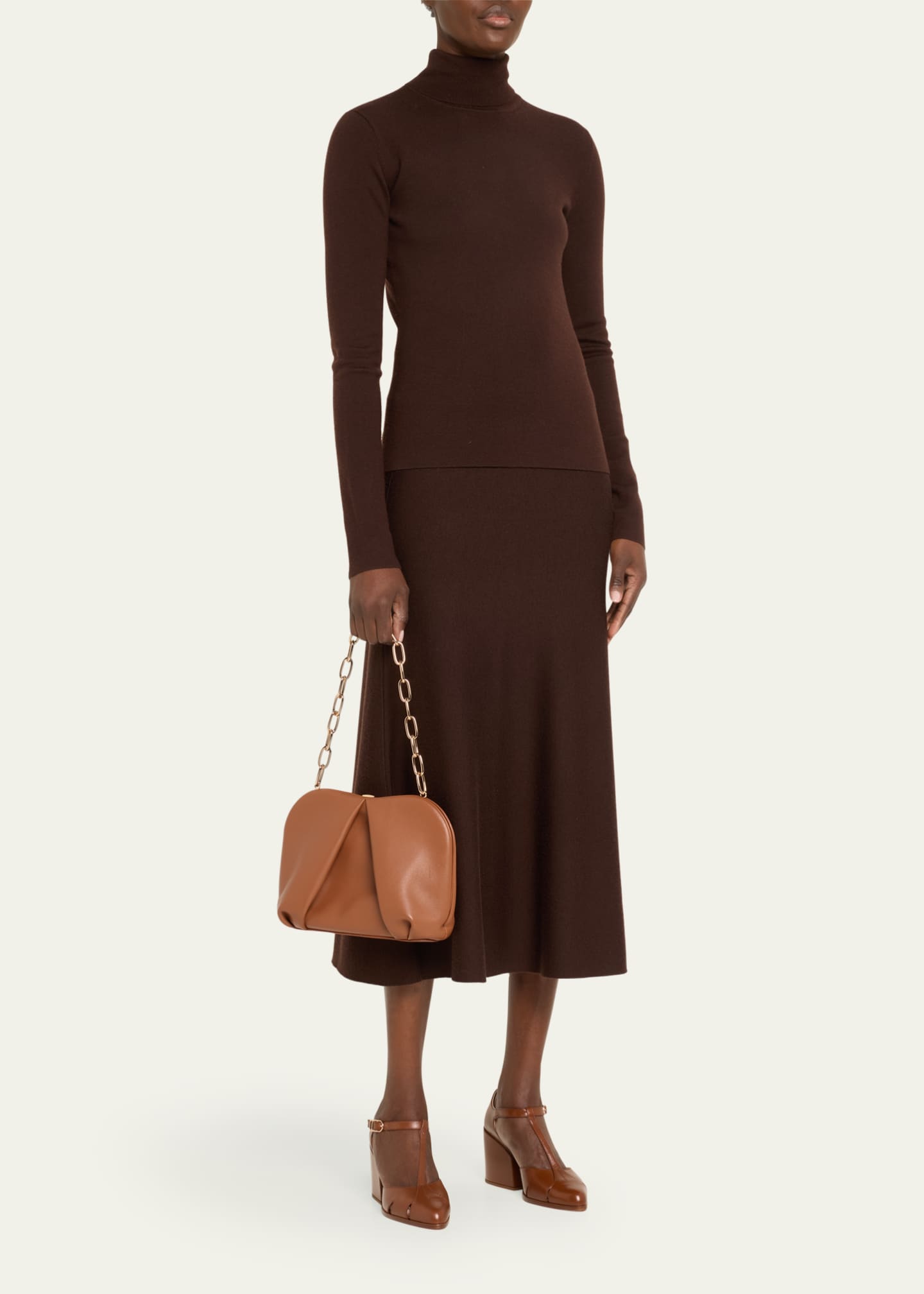 Gabriela Hearst Taylor Leather Clutch Bag Image 5 of 5