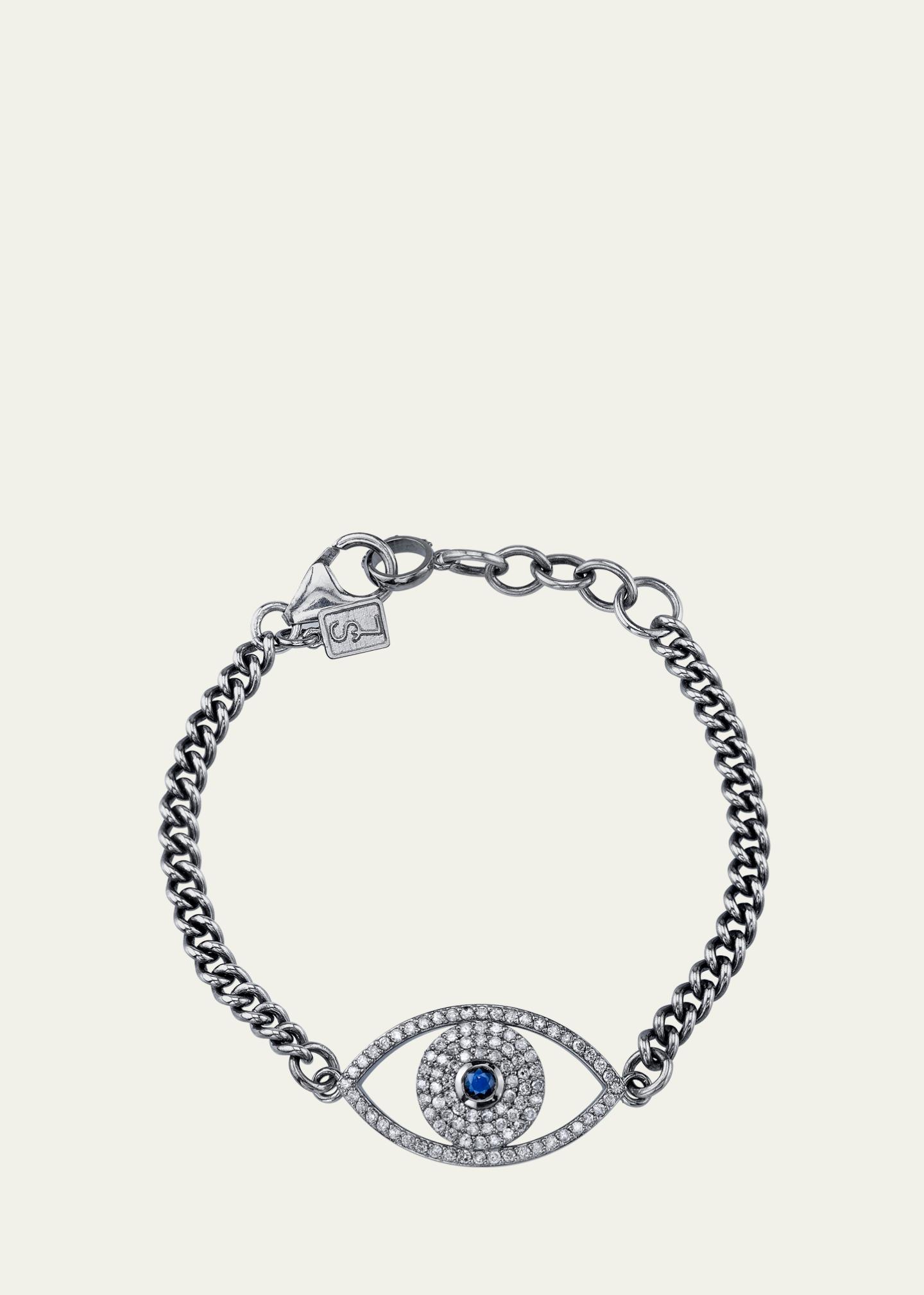 CoolSteelAndBeyond Men’s Lion Head Tribal Curb Chain Bracelet — Stainless Steel Biker-Style Bracelet - View #10