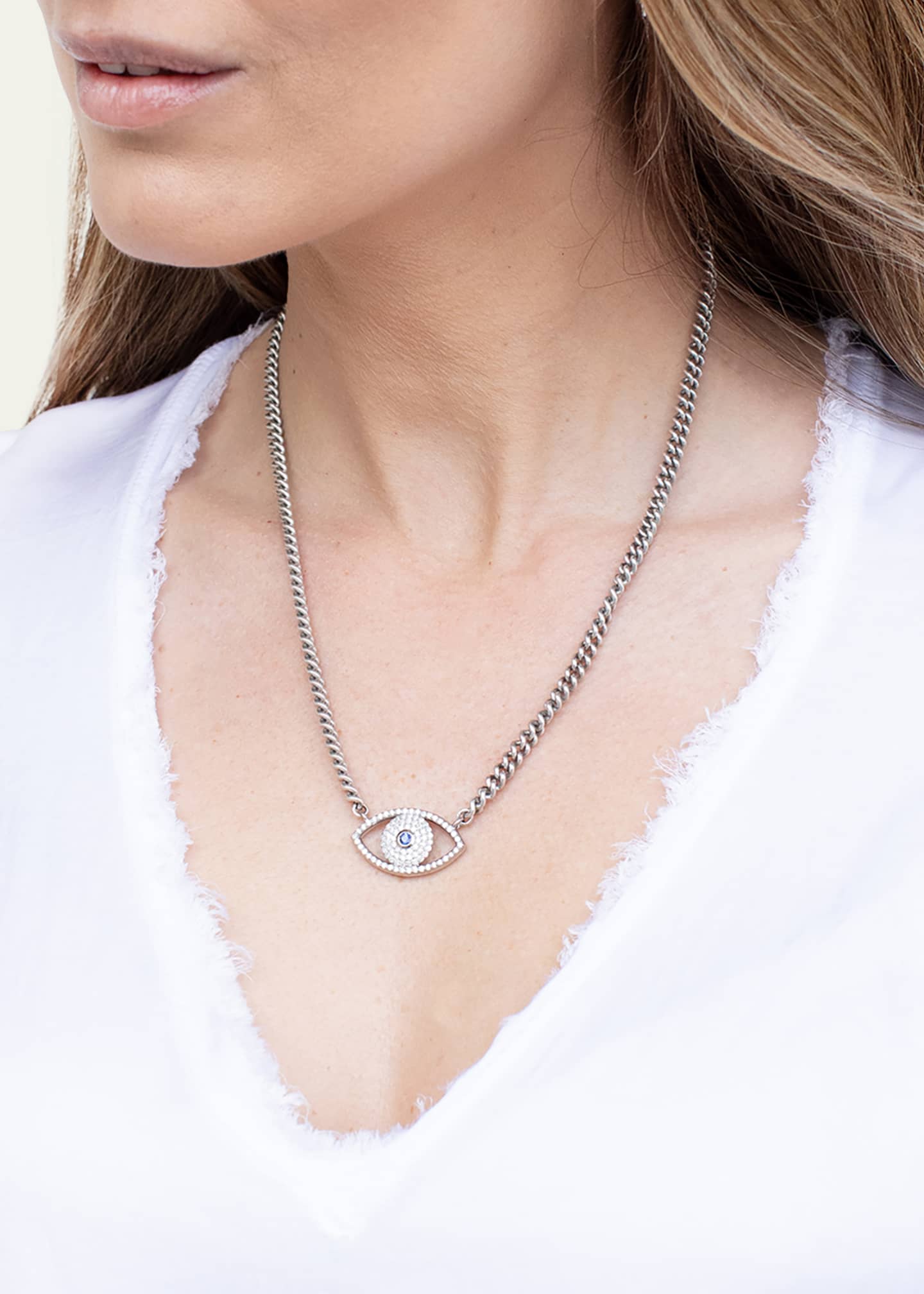 Judith ripka evil eye necklace discount