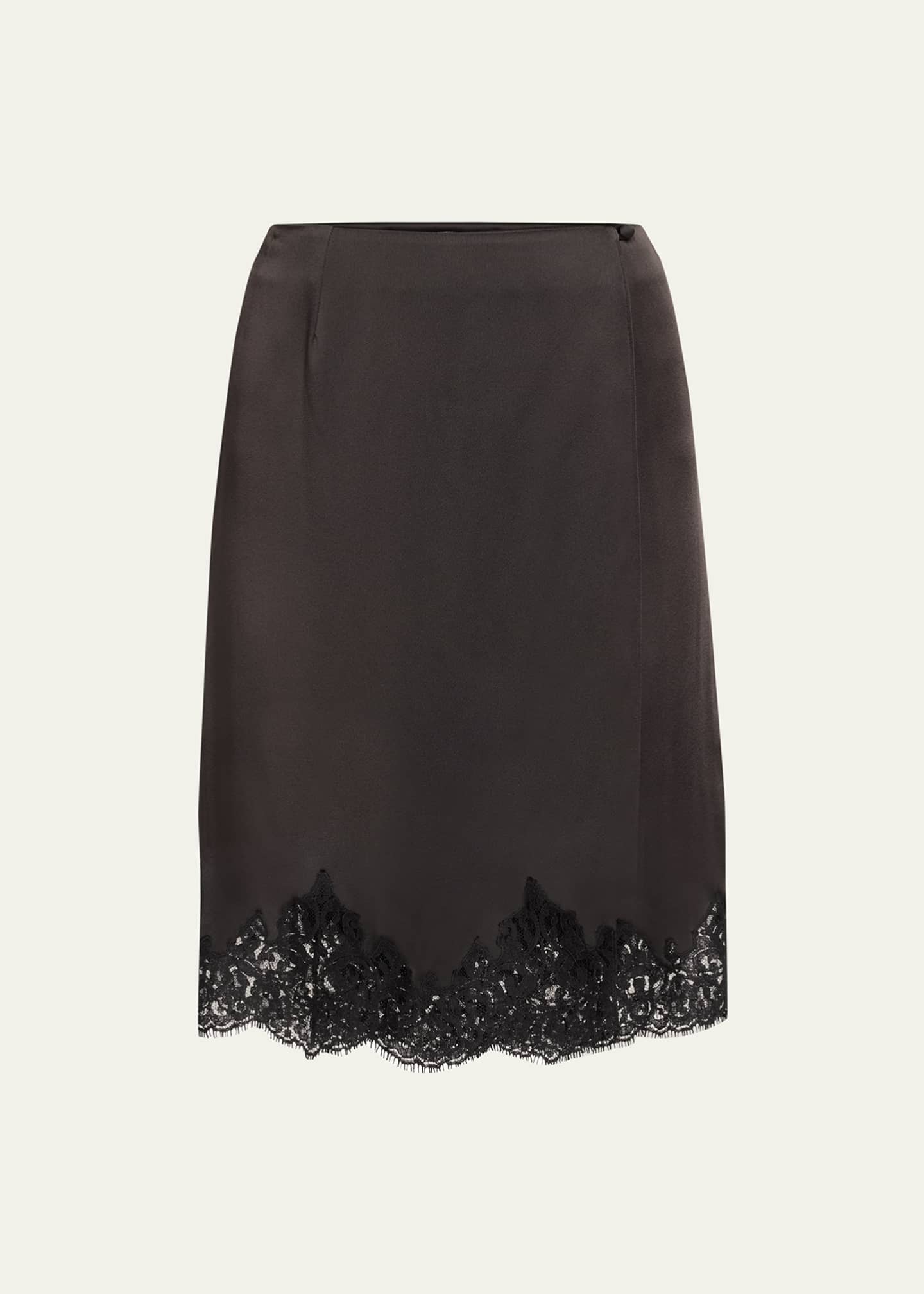 Stella McCartney Lace Scallop Hem Slip Skirt Bergdorf Goodman