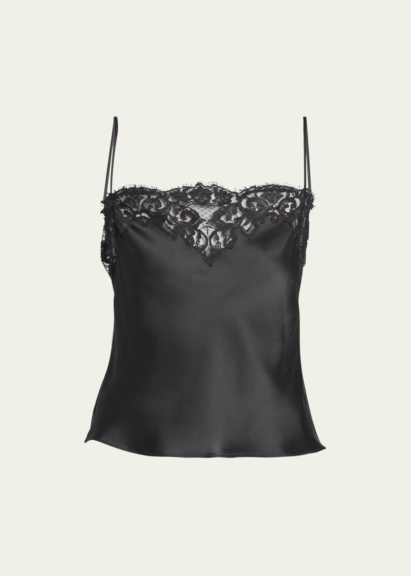 Lace slip top deals