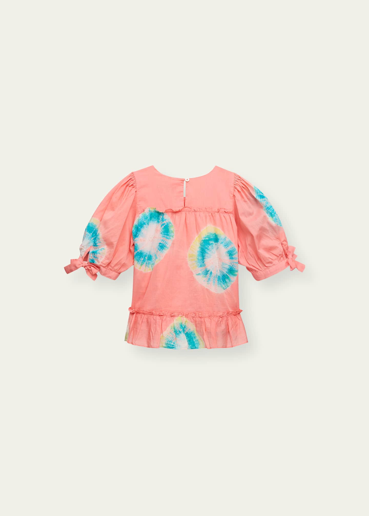 Tie dye puff hotsell sleeve sweater