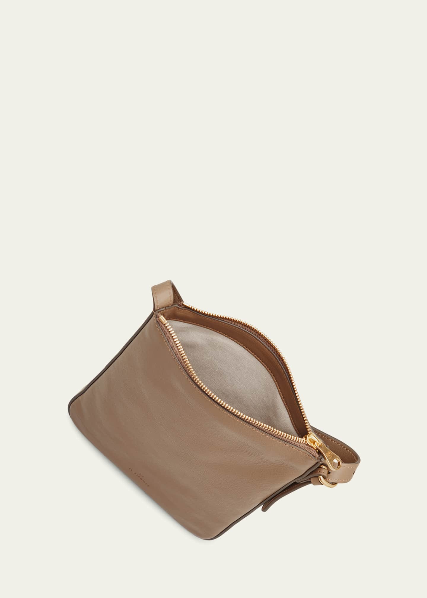 Il Bisonte Flat Vachetta Leather Crossbody Bag Image 4 of 5