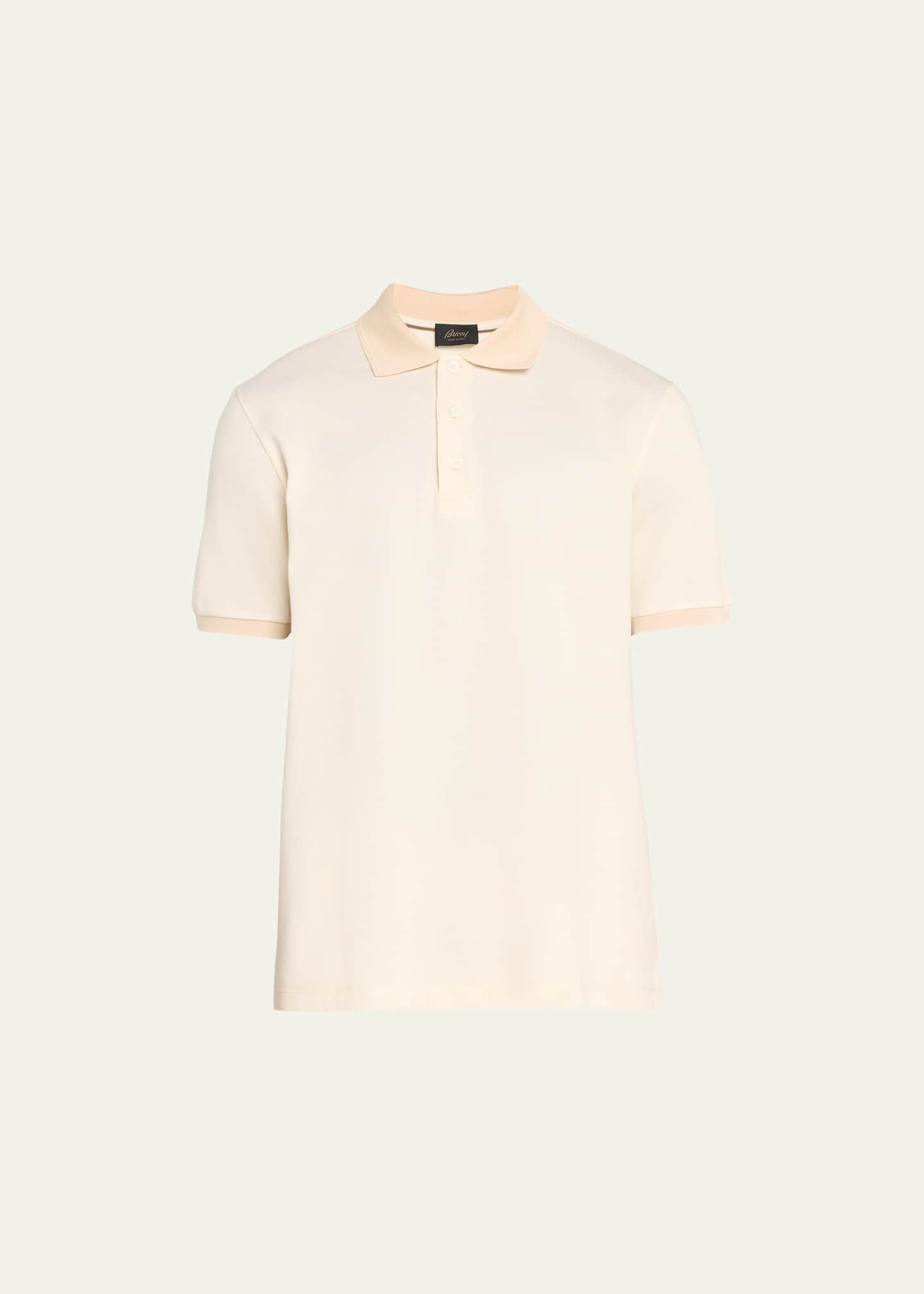 Brioni Men's Cotton Polo Shirt Image 1 of 5