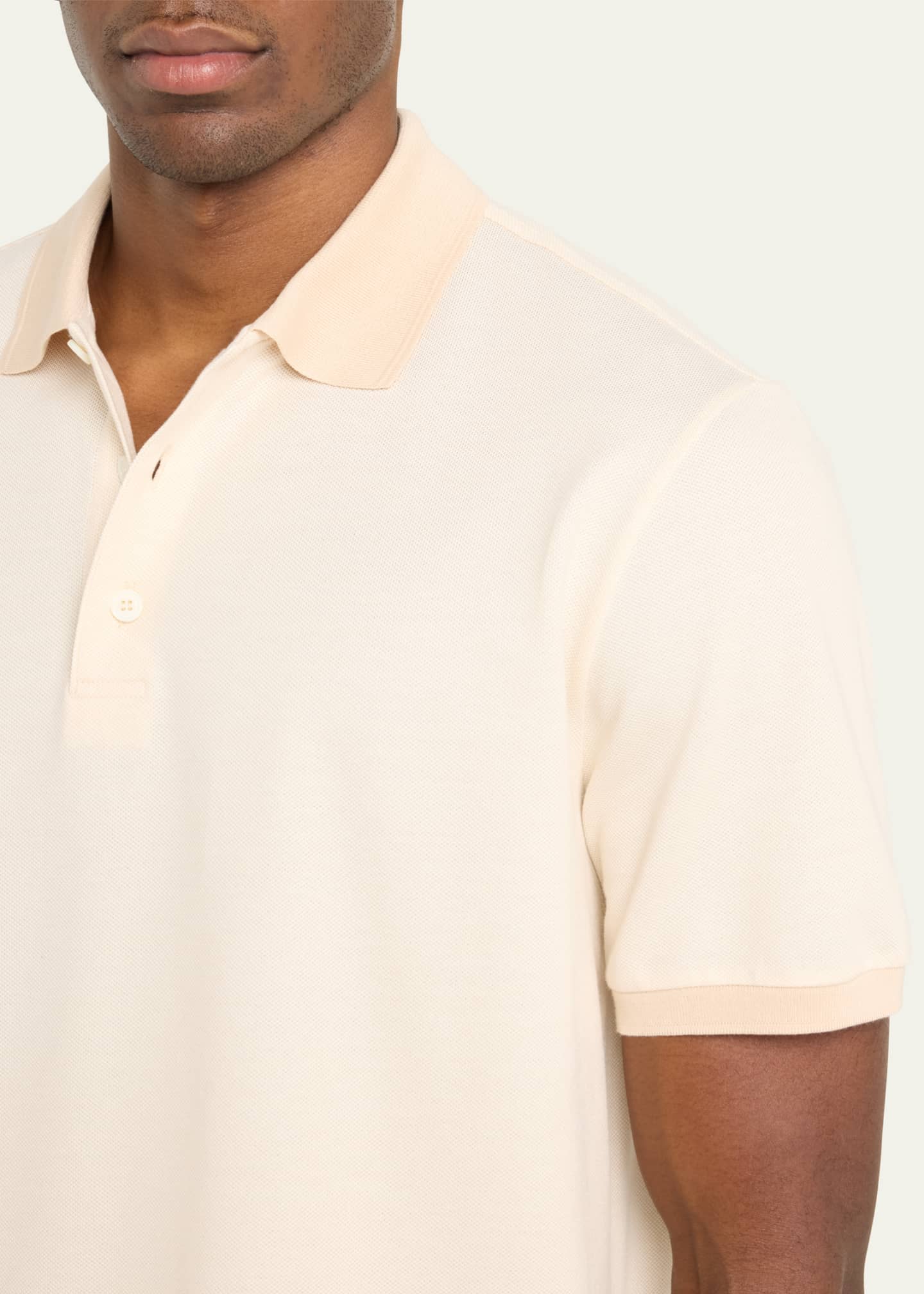Brioni Men's Cotton Polo Shirt Image 5 of 5