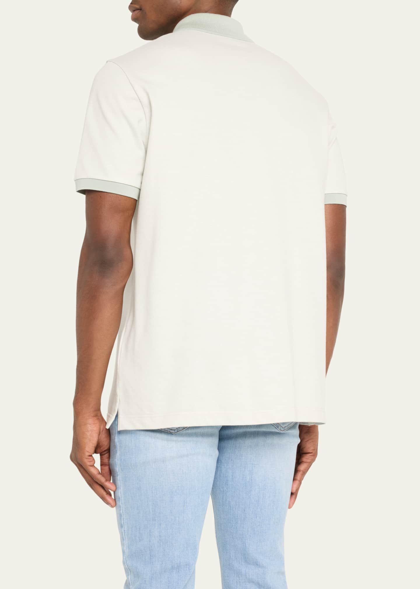 Brioni Men's Cotton Polo Shirt Image 3 of 5