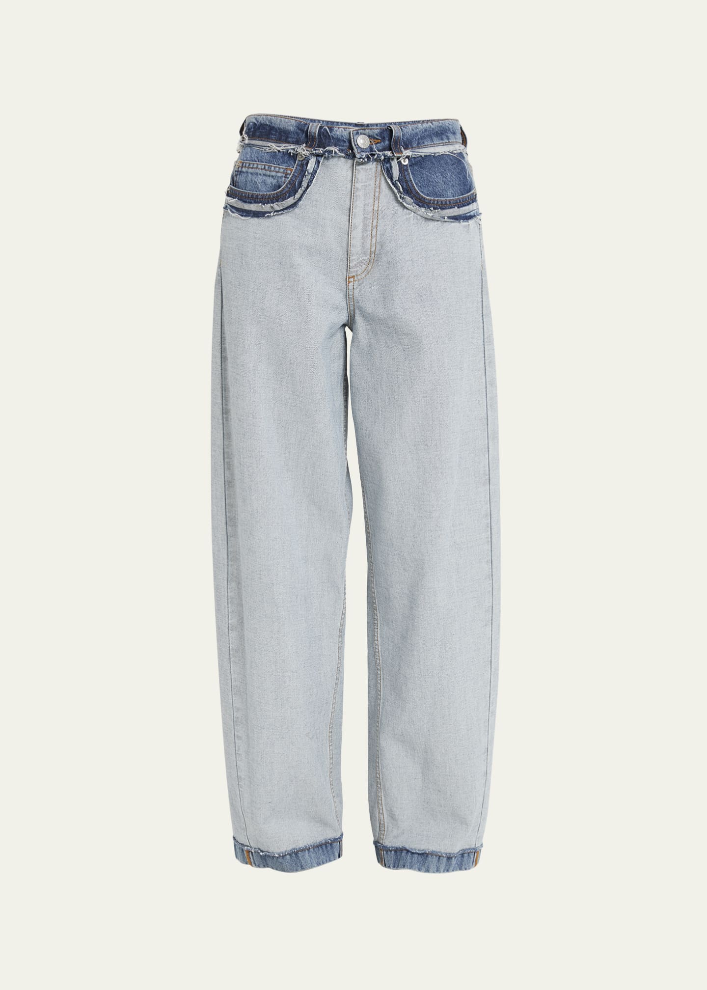 Marni Low Waisted Reverse Jeans Bergdorf Goodman