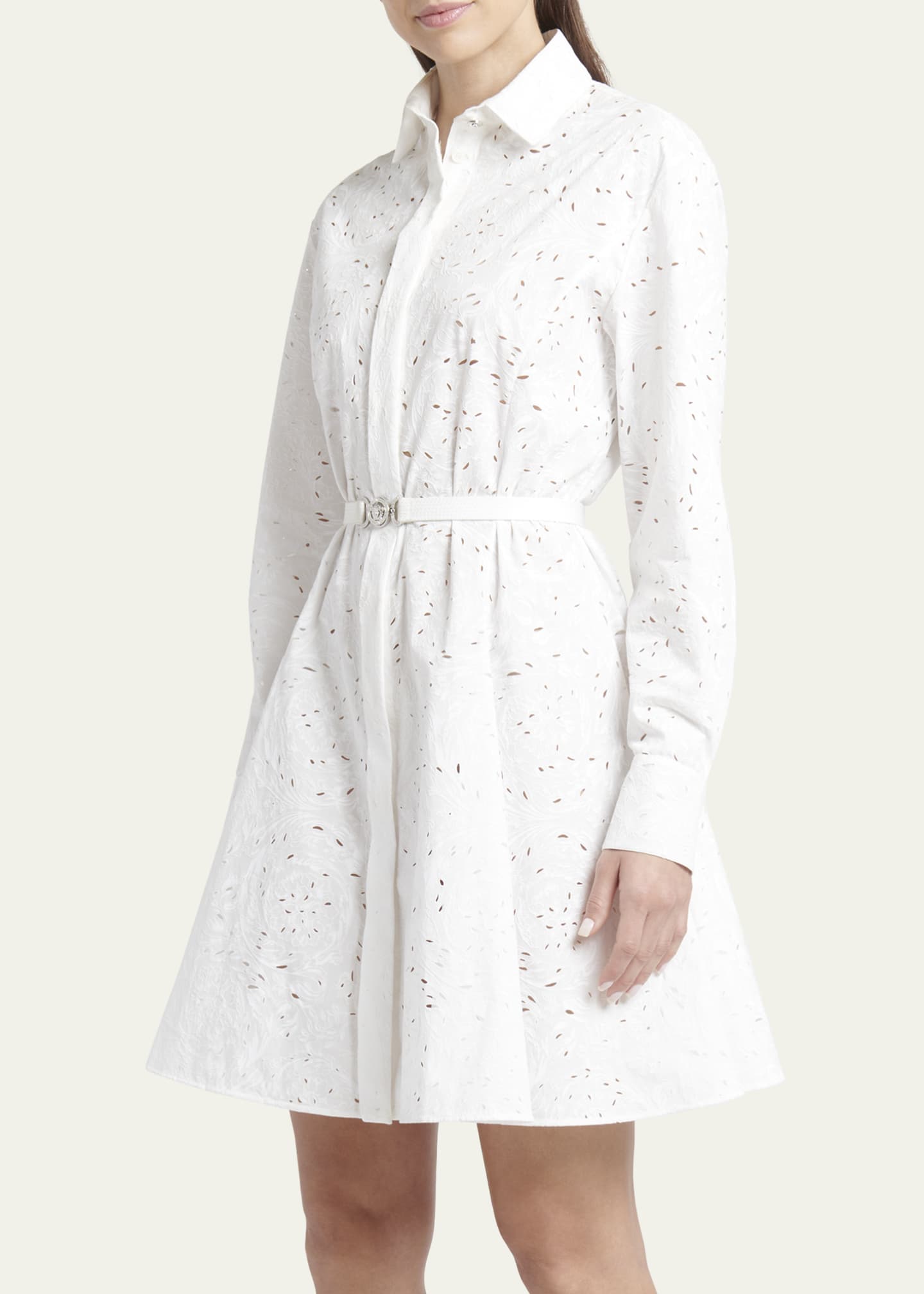 Versace baroque print dress discount