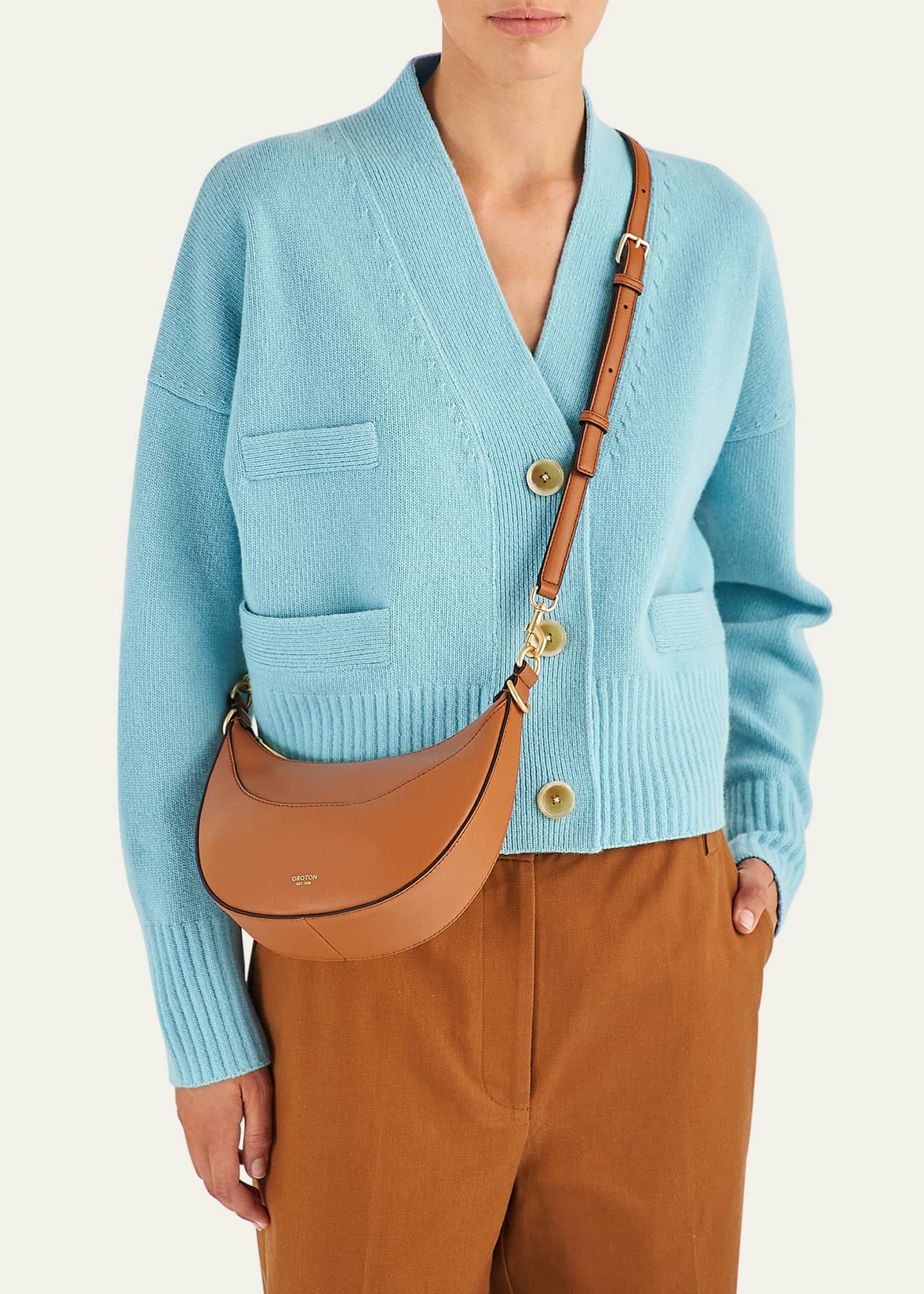 Oroton Florence Small Zip Shoulder Bag Image 5 of 5