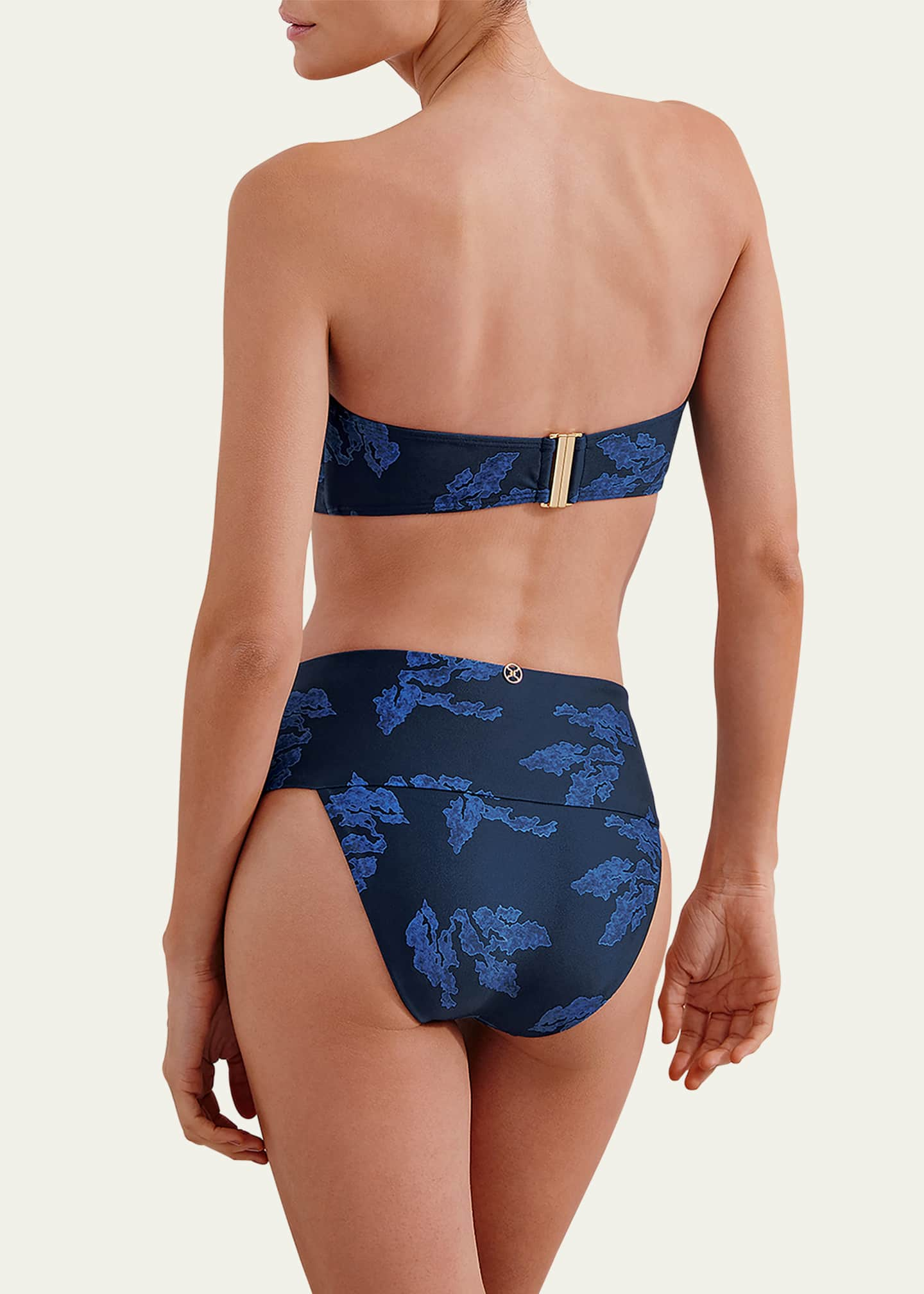 Indigo High-Waisted Bottoms