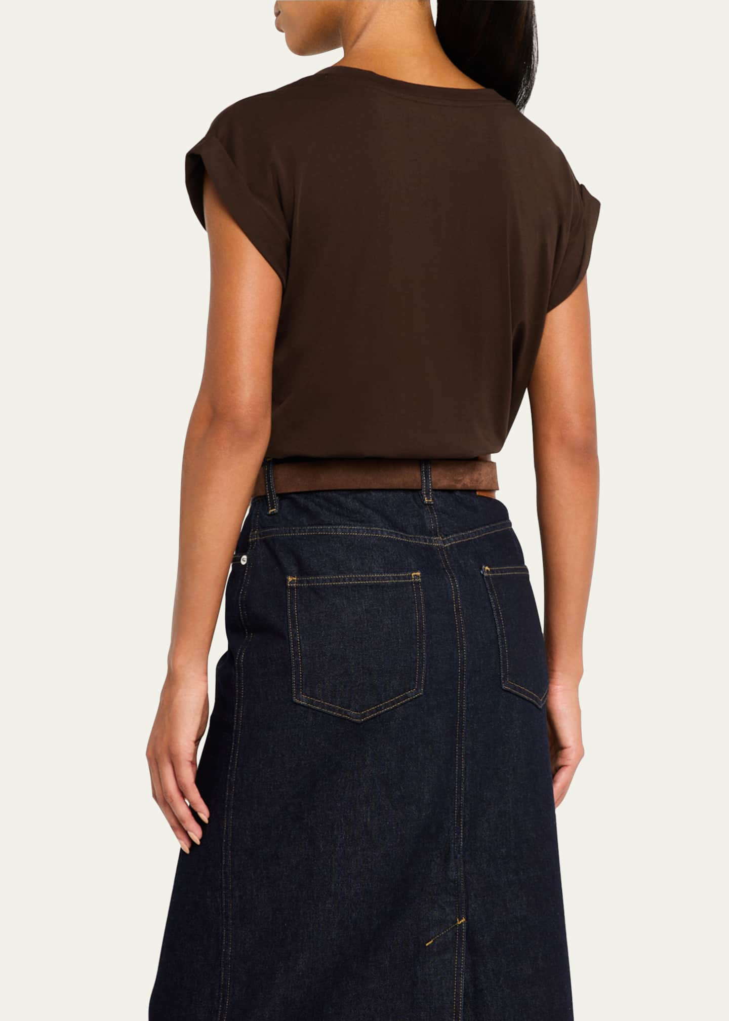 FRAME Easy V-Neck Tee Image 3 of 5