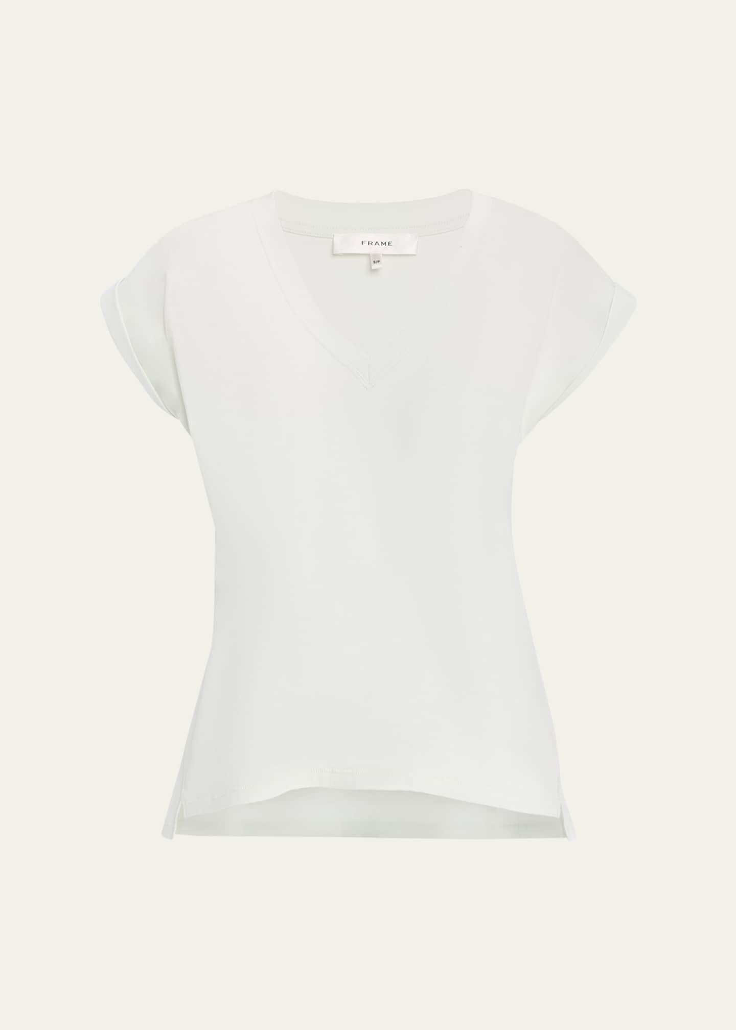 FRAME Easy V-Neck Tee Image 1 of 5