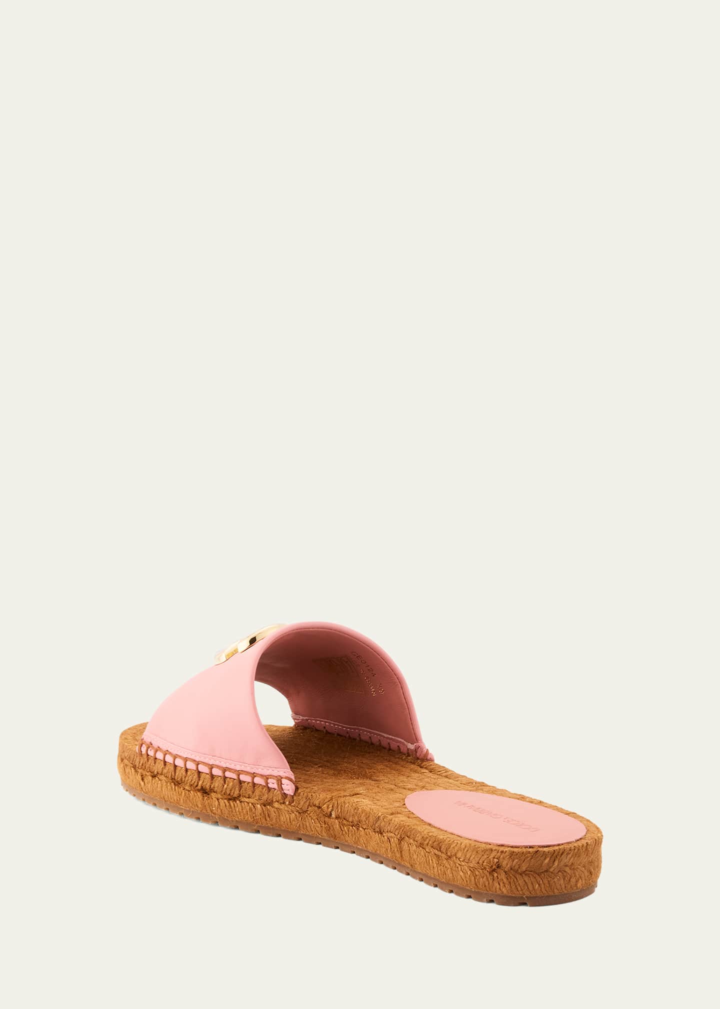 Dolce&Gabbana DG Medallion Napa Espadrille Sandals Image 4 of 6