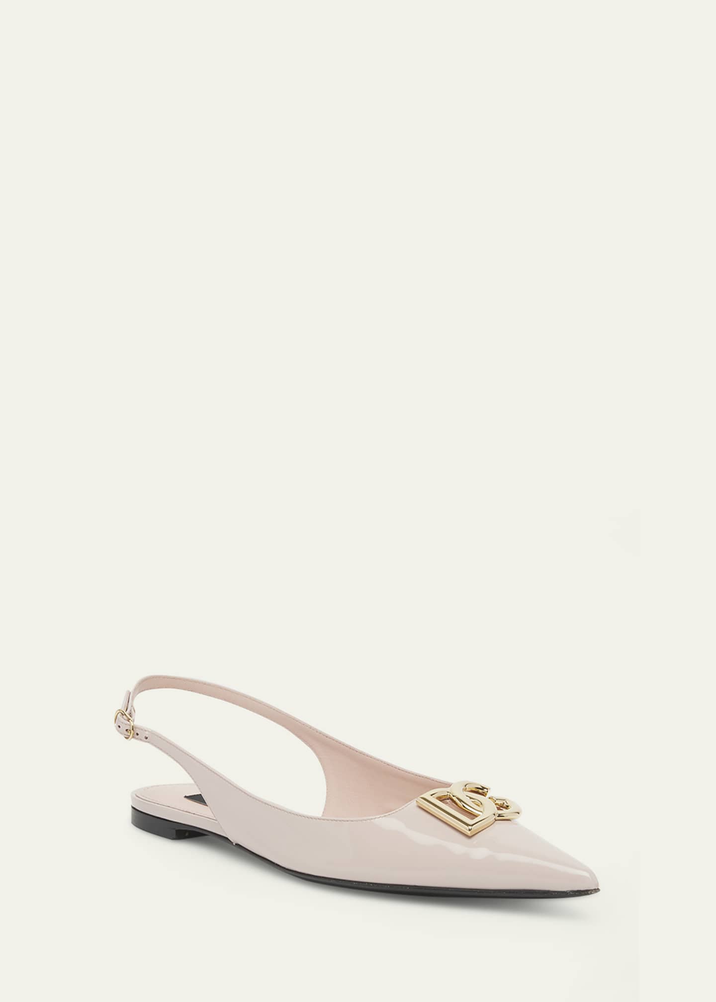 Lollo Patent Slingback Ballerina Flats