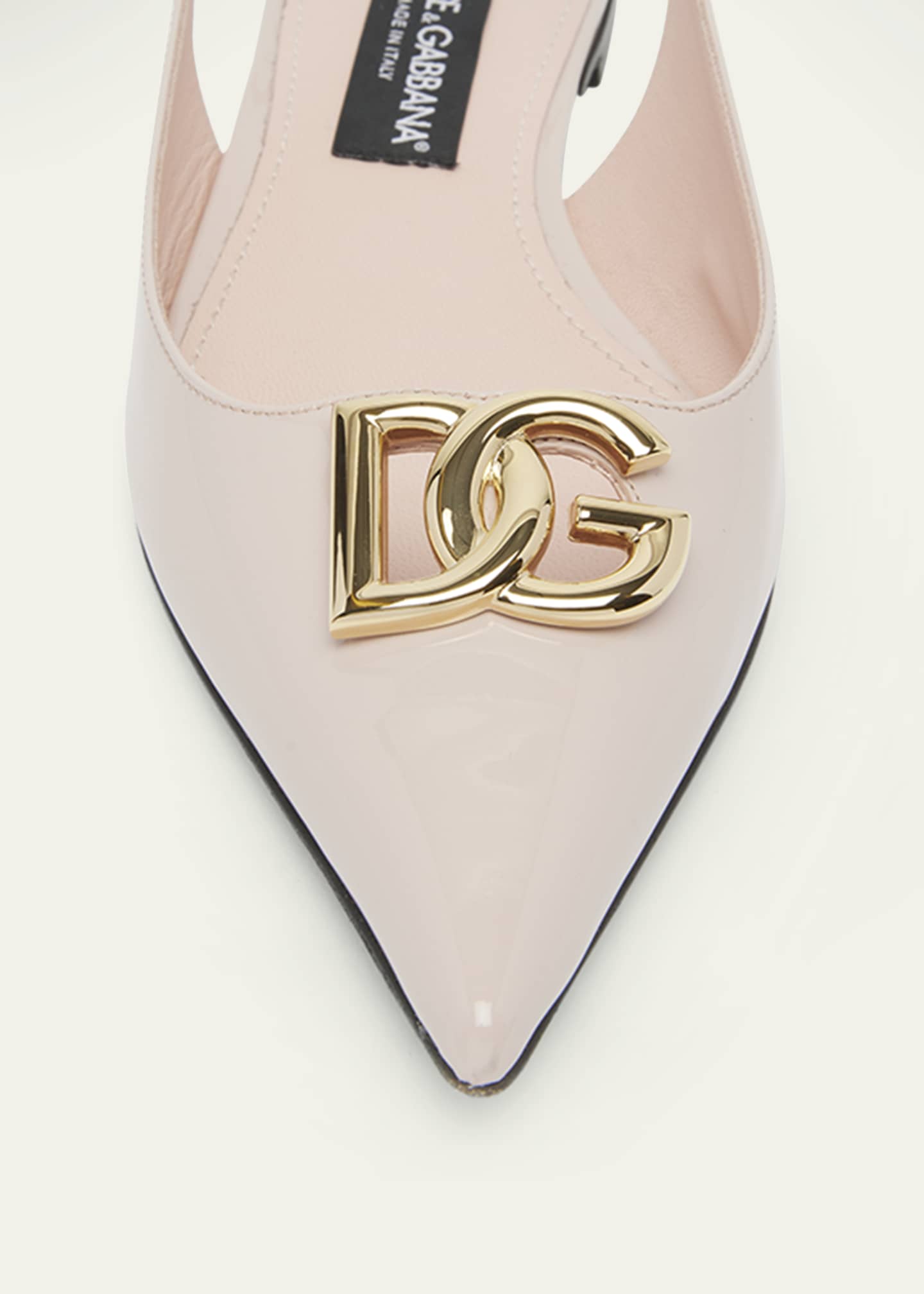 Lollo Patent Slingback Ballerina Flats