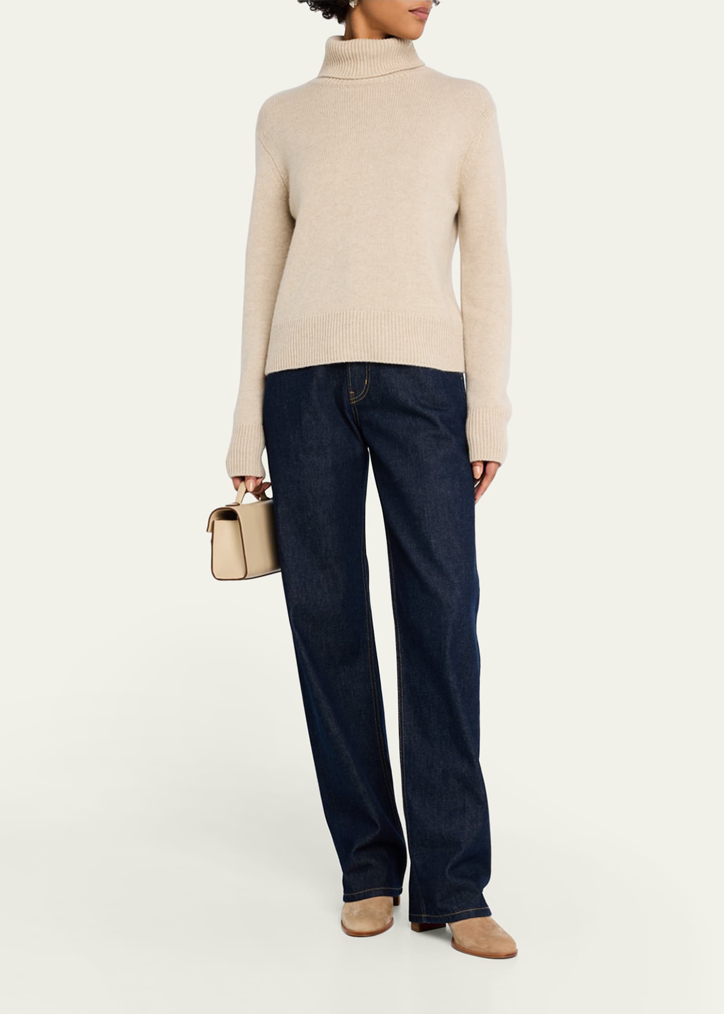 FRAME Cashmere Turtleneck Sweater Image 2 of 5