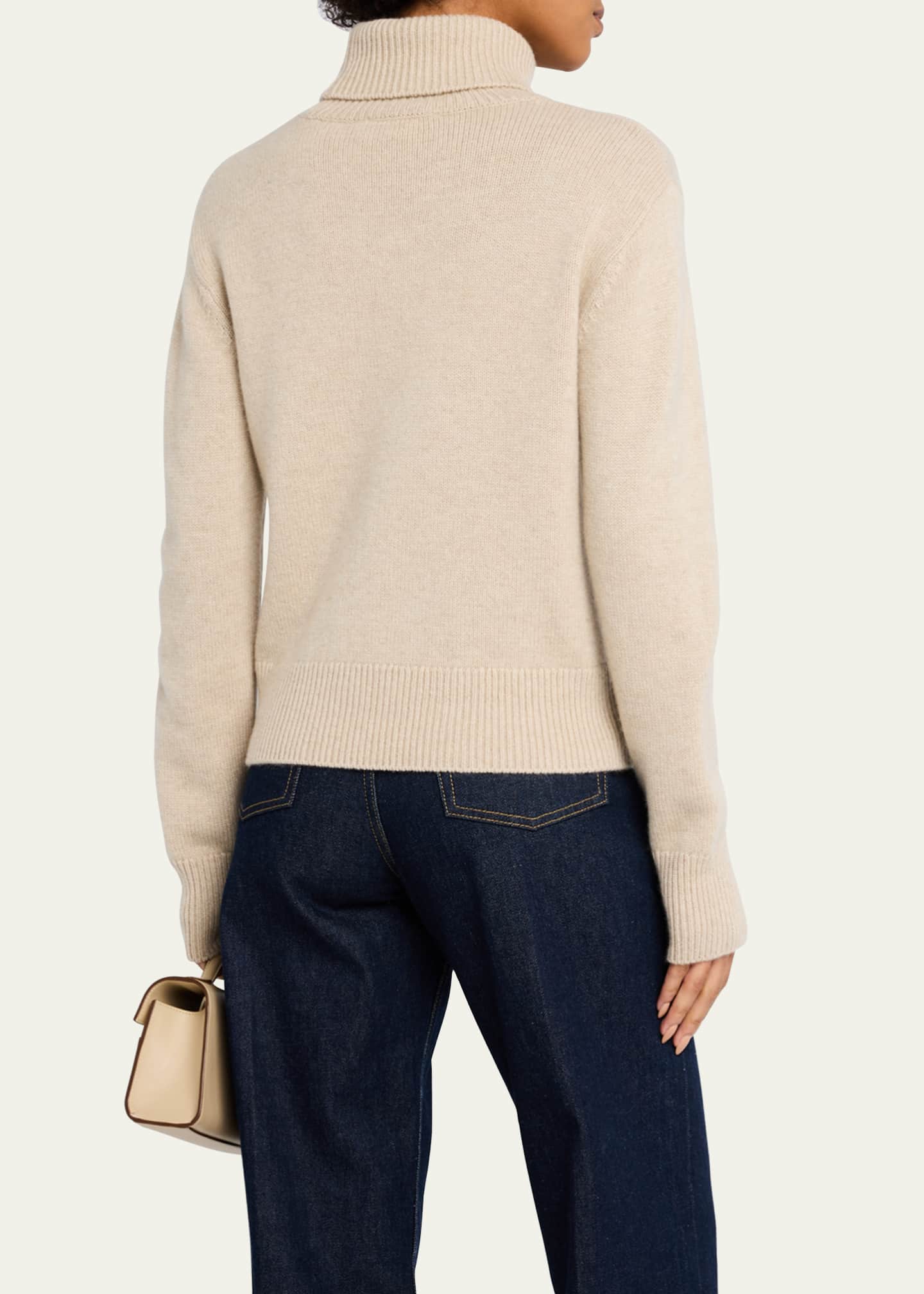 FRAME Cashmere Turtleneck Sweater Image 3 of 5