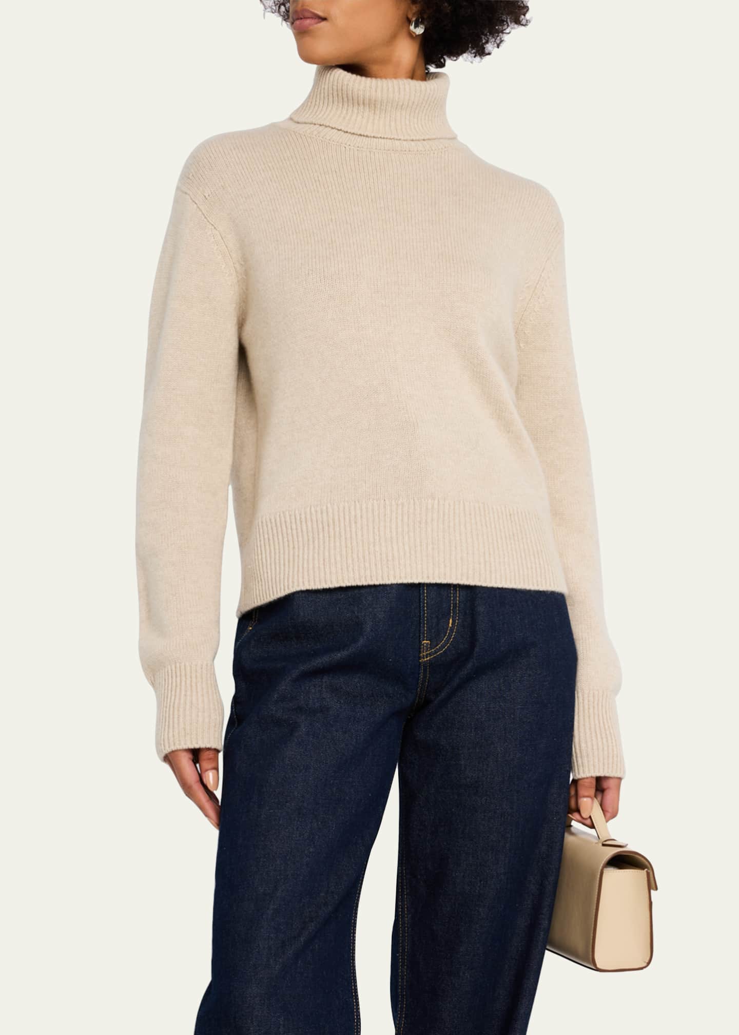 FRAME Cashmere Turtleneck Sweater Image 4 of 5