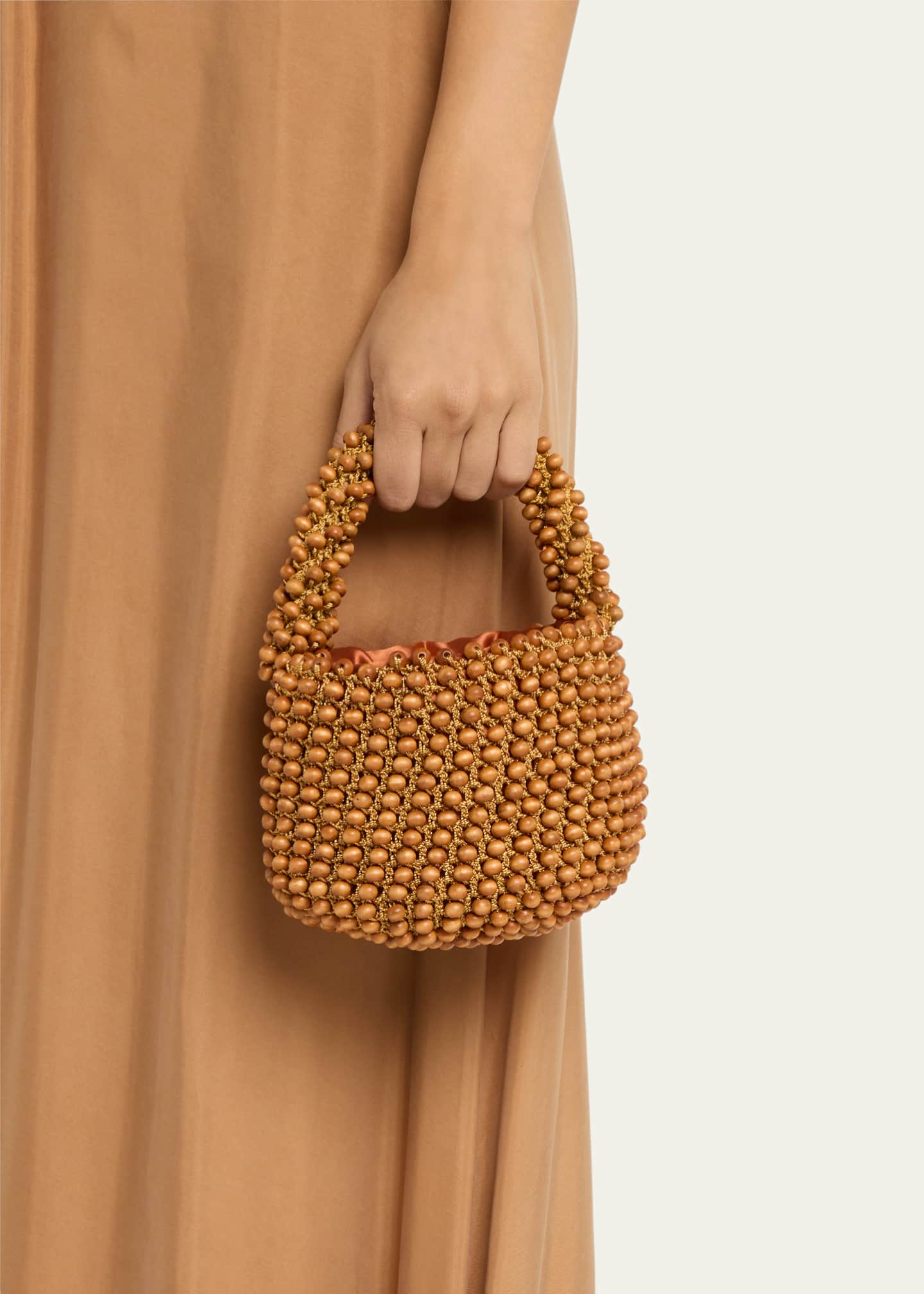 Cult Gaia Cora Mini Beaded Top Handle Bag Bergdorf Goodman