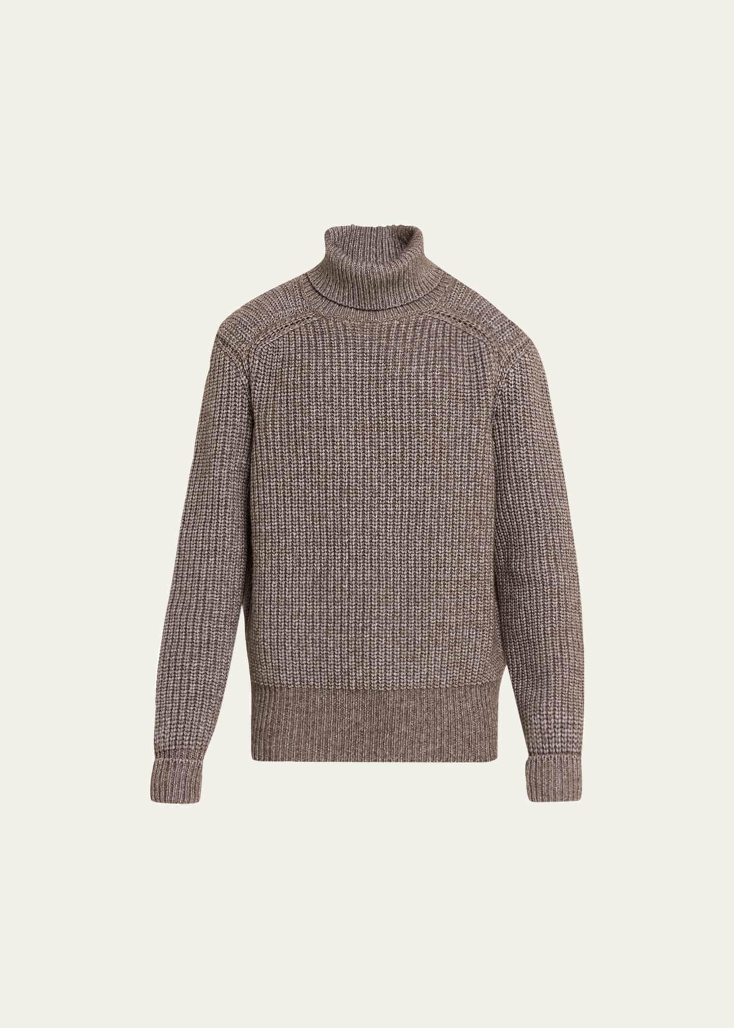 Loro Piana Men s Dolcevita Cotton Wool Turtleneck Sweater