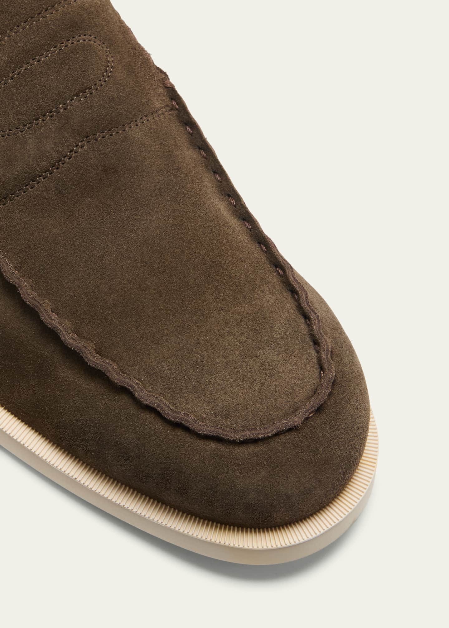 John Lobb Men's Pace Suede Penny Loafers Image 5 of 5