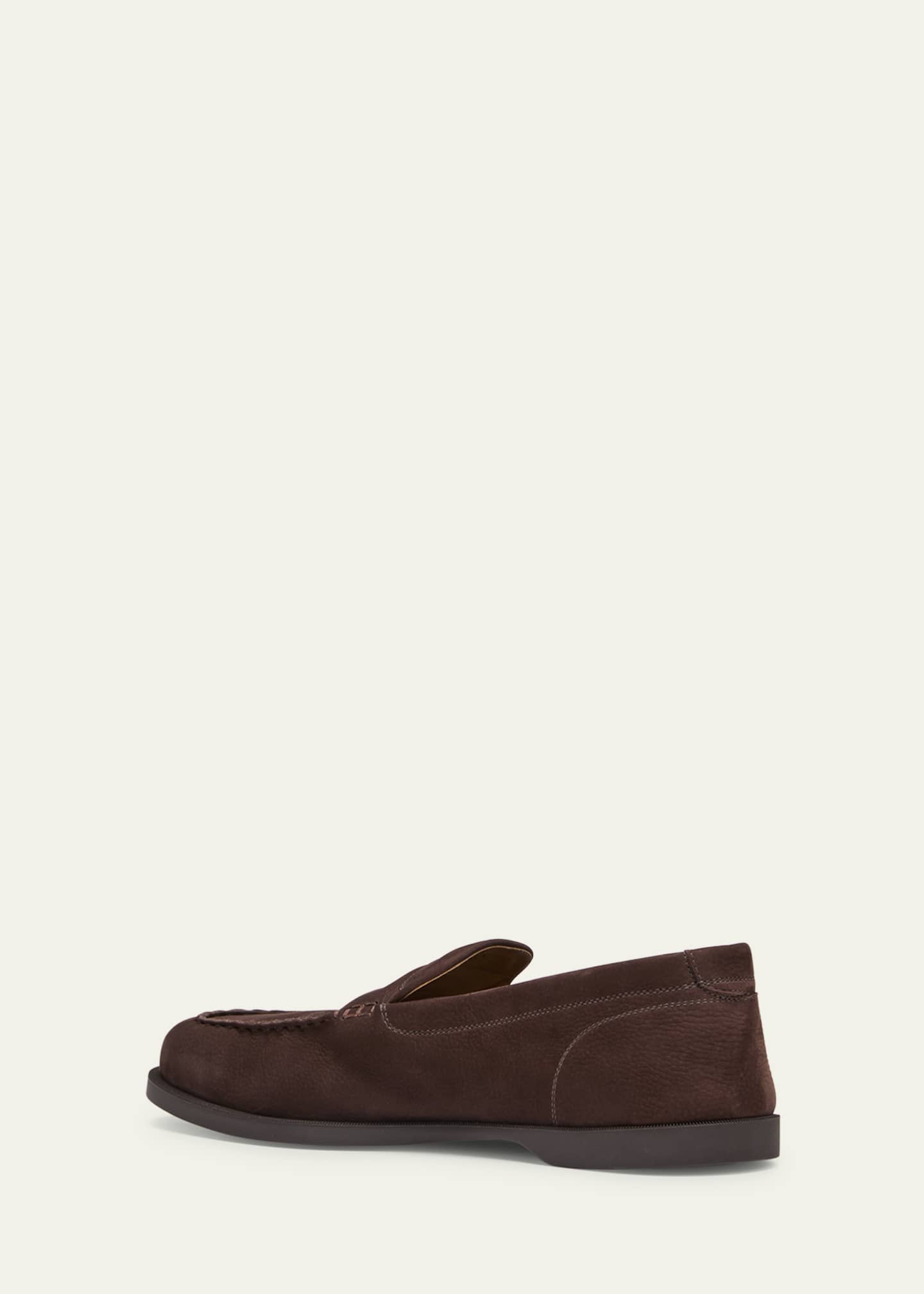 John Lobb Men's Pace Nubuck Penny Loafers Image 4 of 5