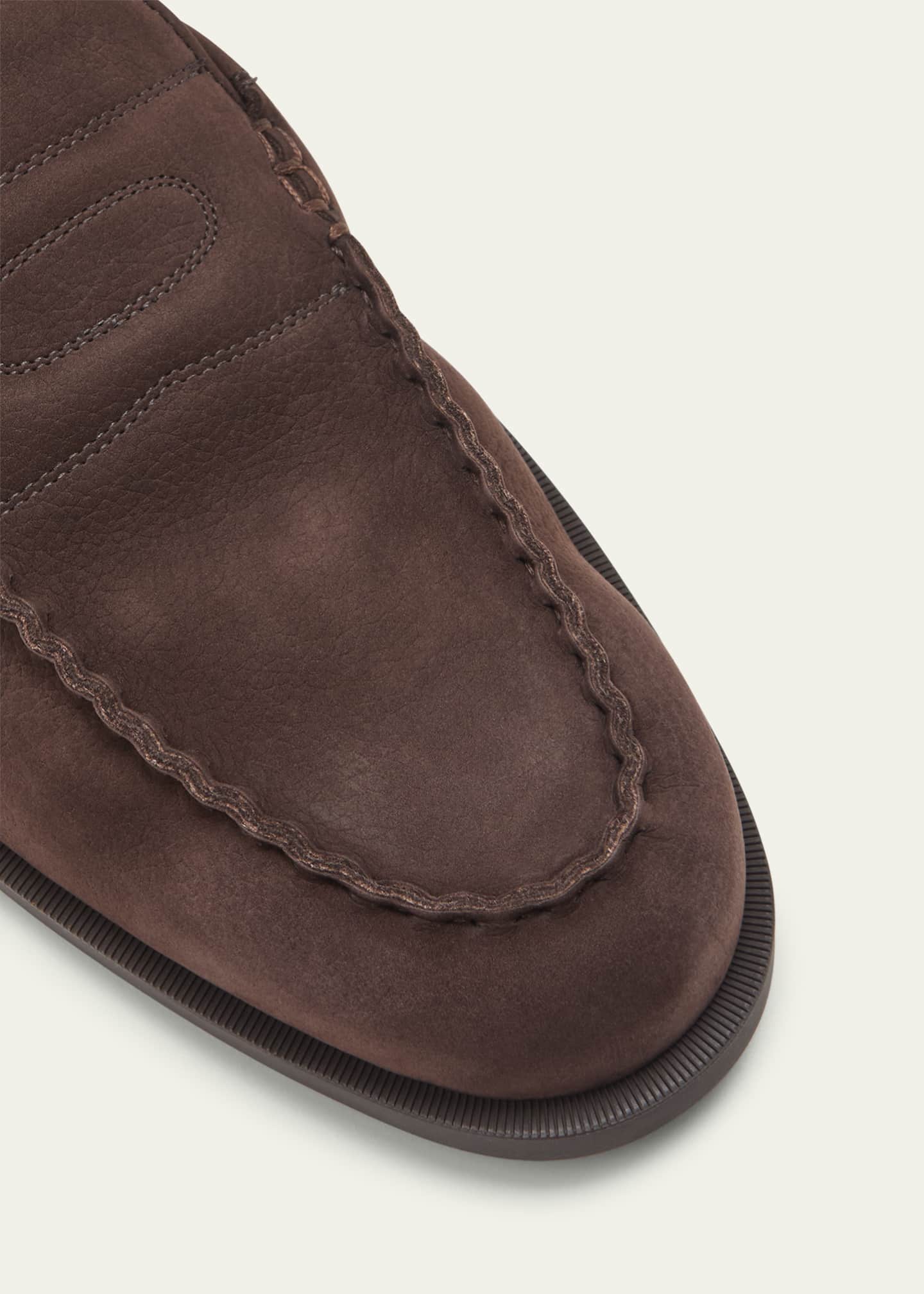 John Lobb Men's Pace Nubuck Penny Loafers Image 5 of 5
