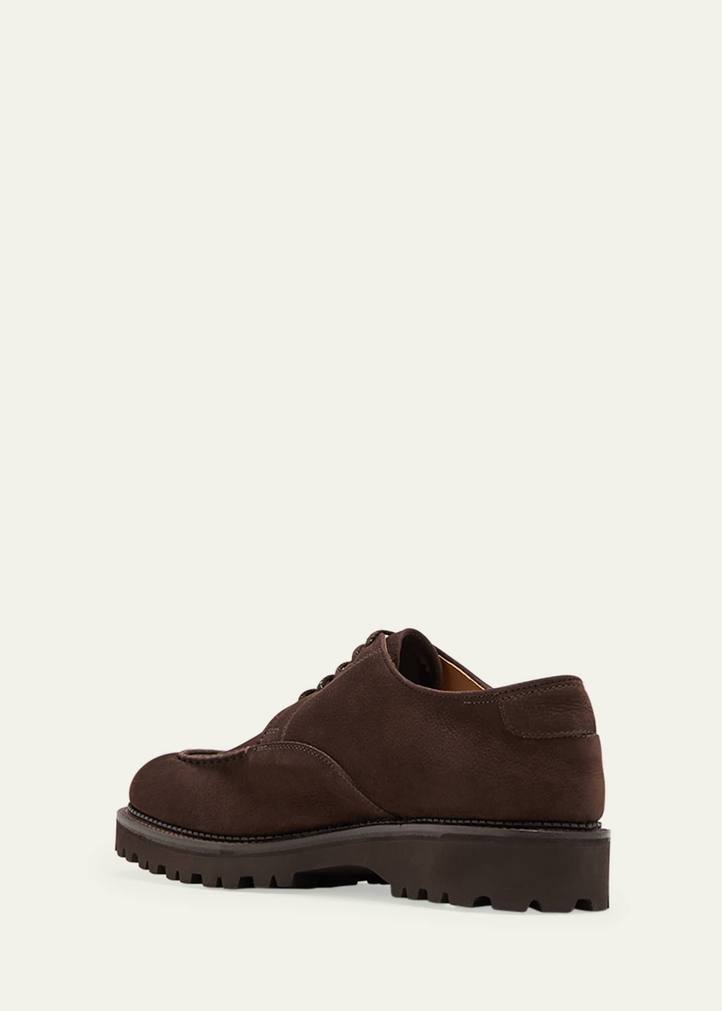 John Lobb Men's Land Nubuck Derby Shoes Image 2 of 3