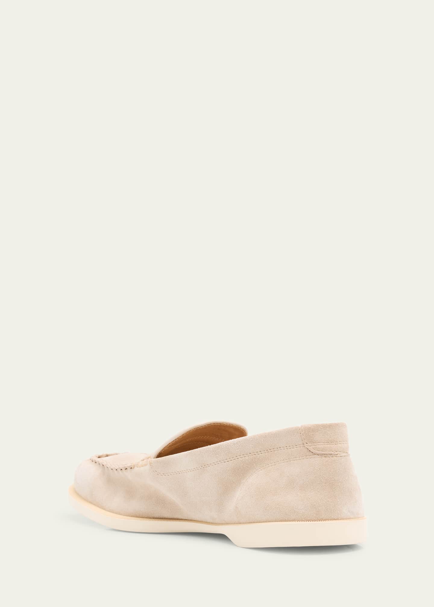 John Lobb Men's Pace Suede Penny Loafers Image 3 of 4