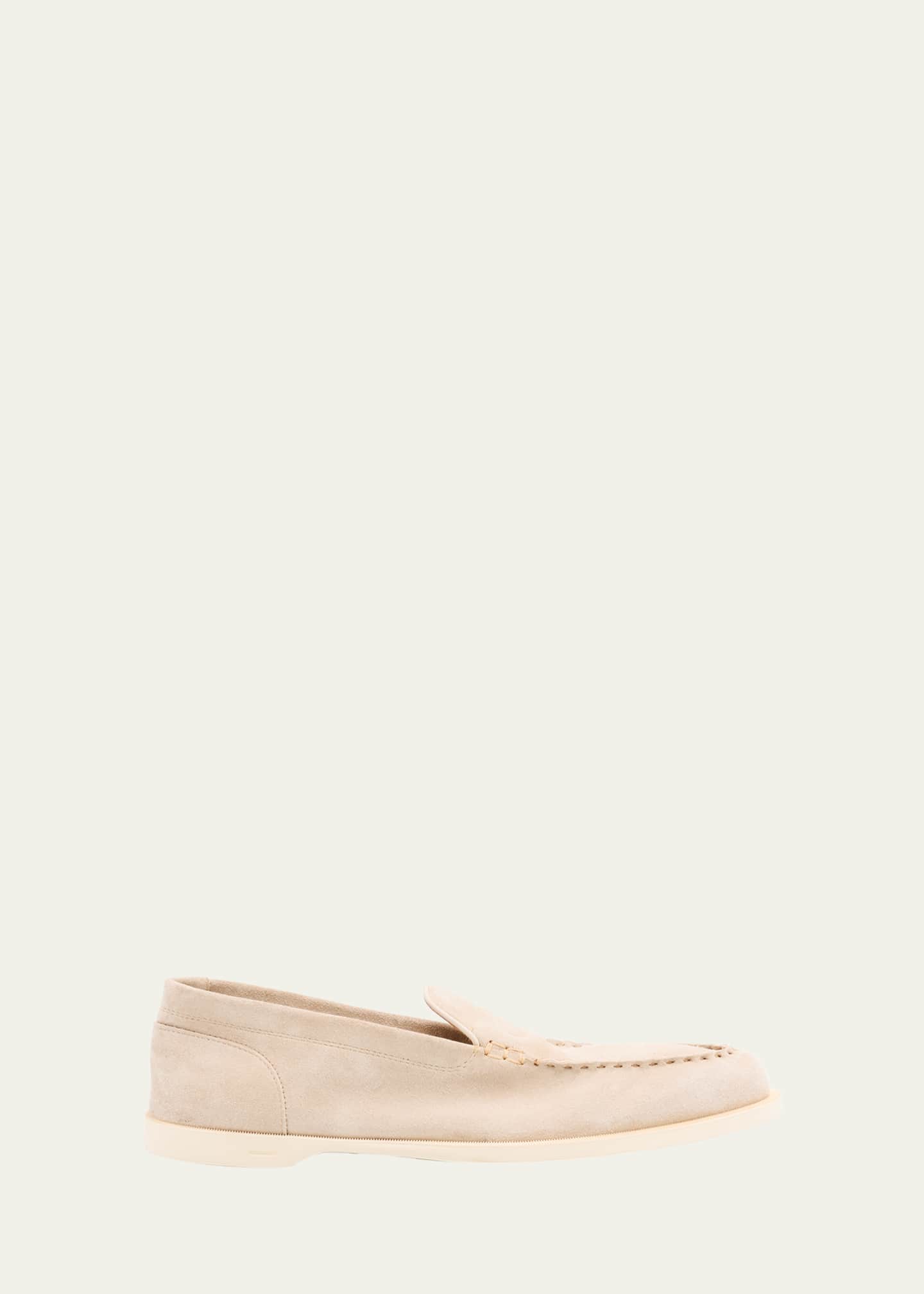 John Lobb Men's Pace Suede Penny Loafers Image 1 of 4